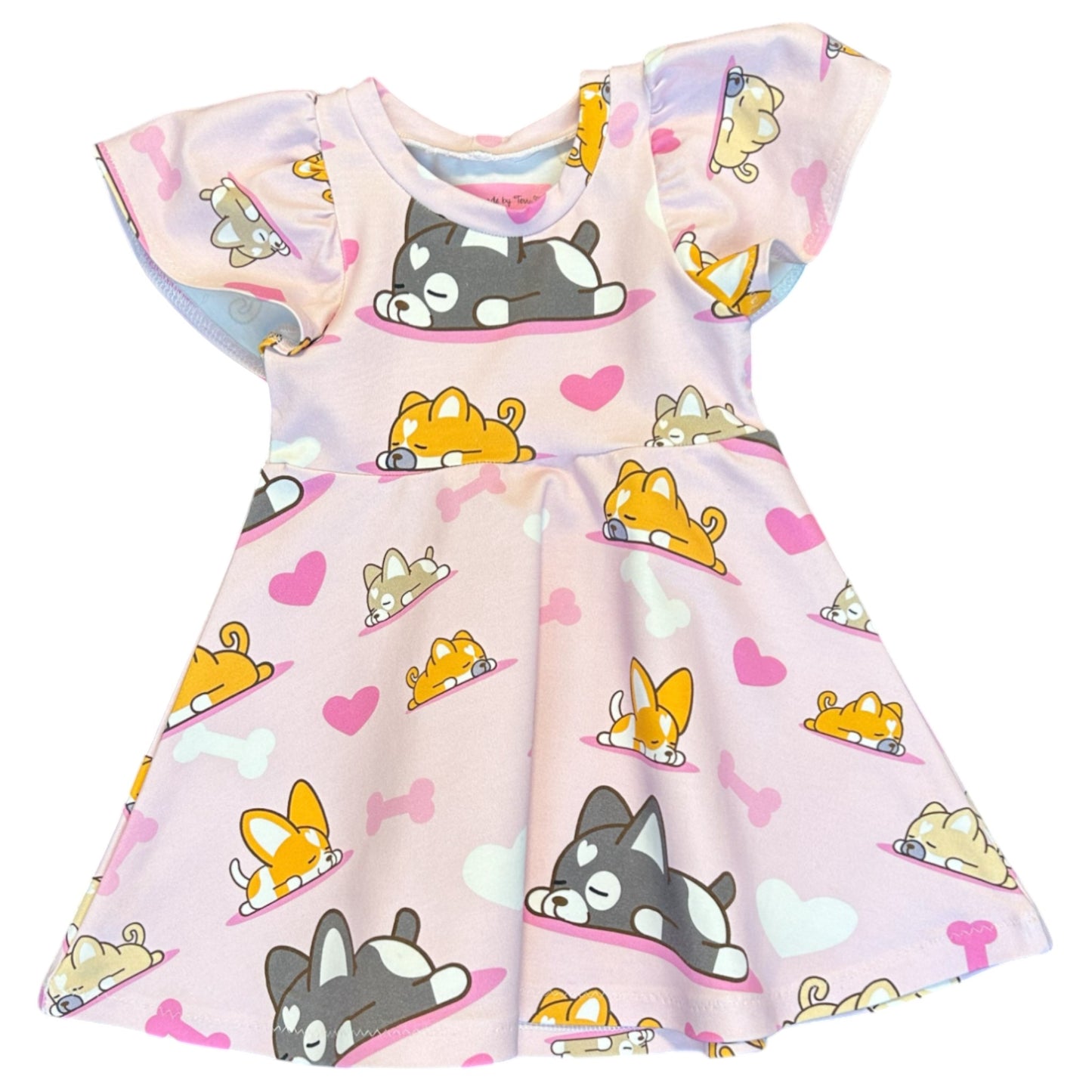 Sleeping Puppies Dress- Size 1
