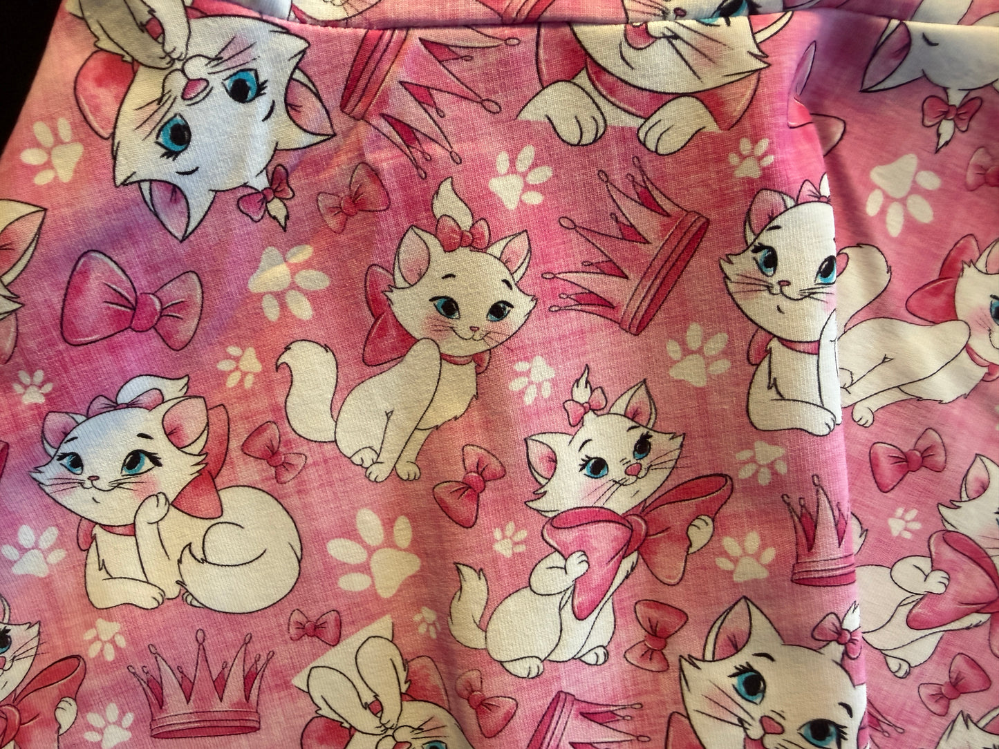 (1673) Sweet White Cat Dress - Size 1