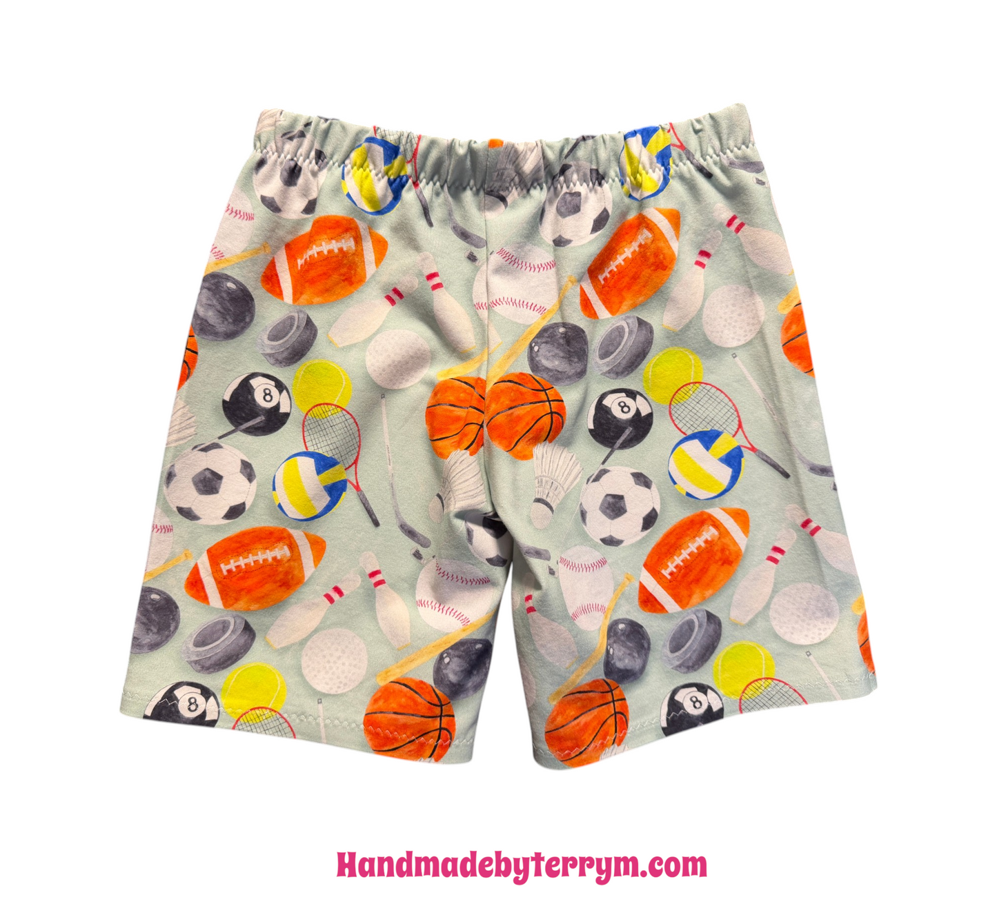 (1765) Ball Sports Tshirt & Shorts Set - Size 6