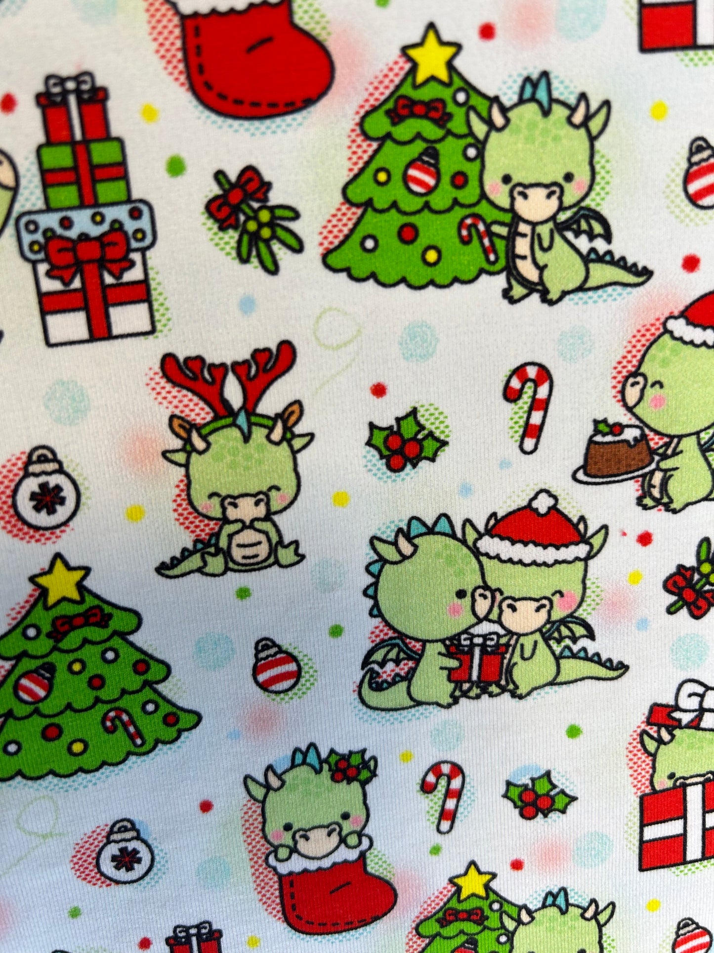 Baby Christmas Dinosaur Dress - Size 1