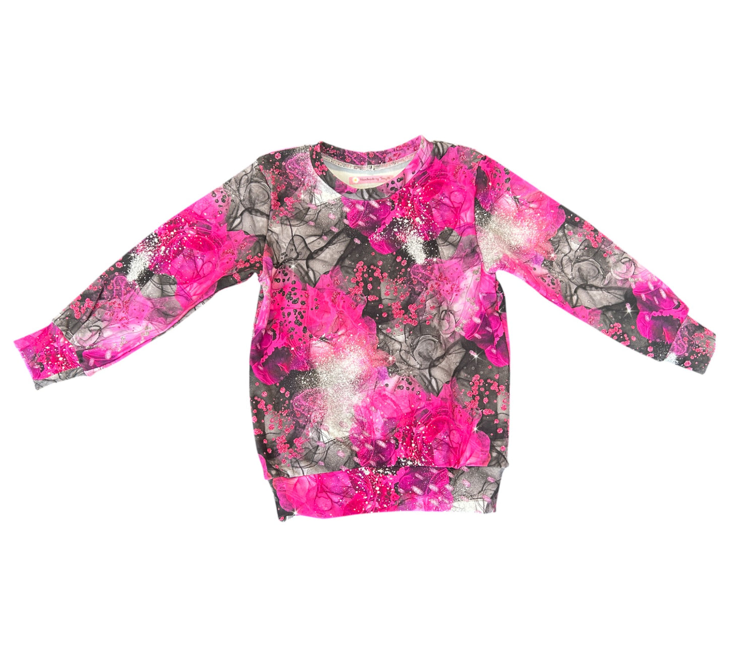 Pink Abstract Jumper - Size 4