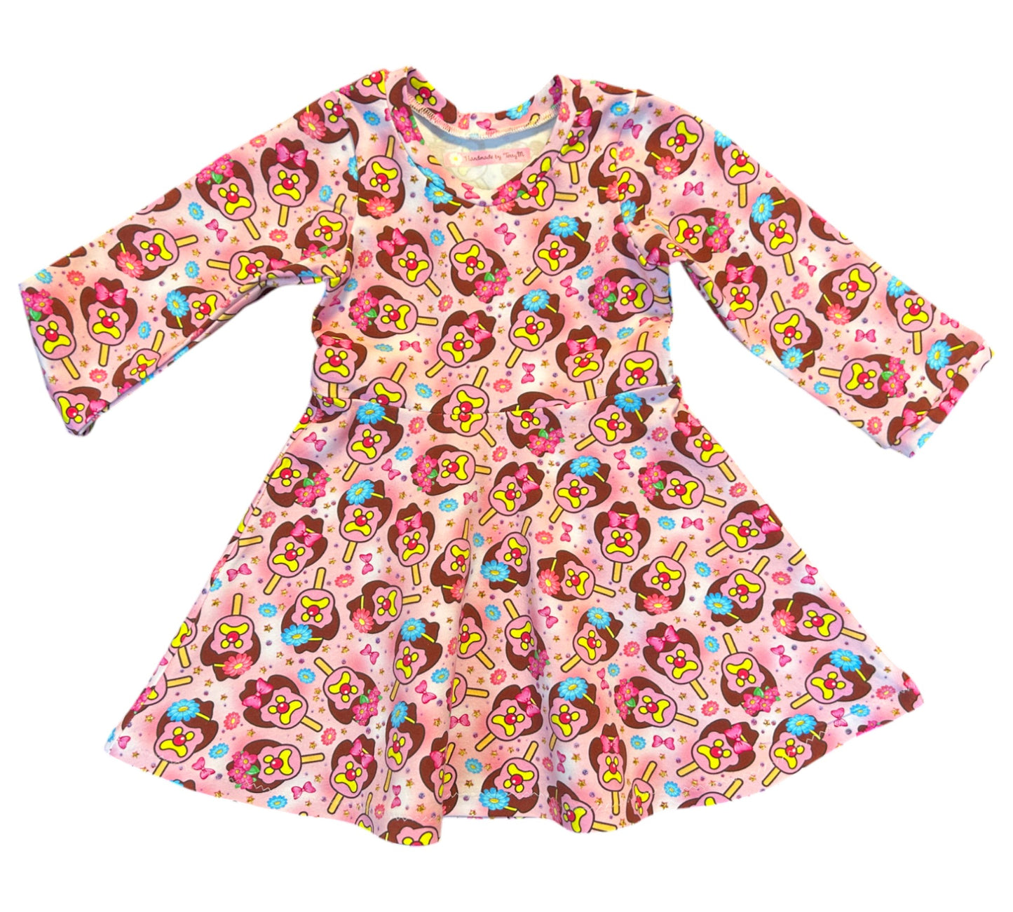 Pretty Bubble'o'Bill Dress with Long Sleeves - Size 2