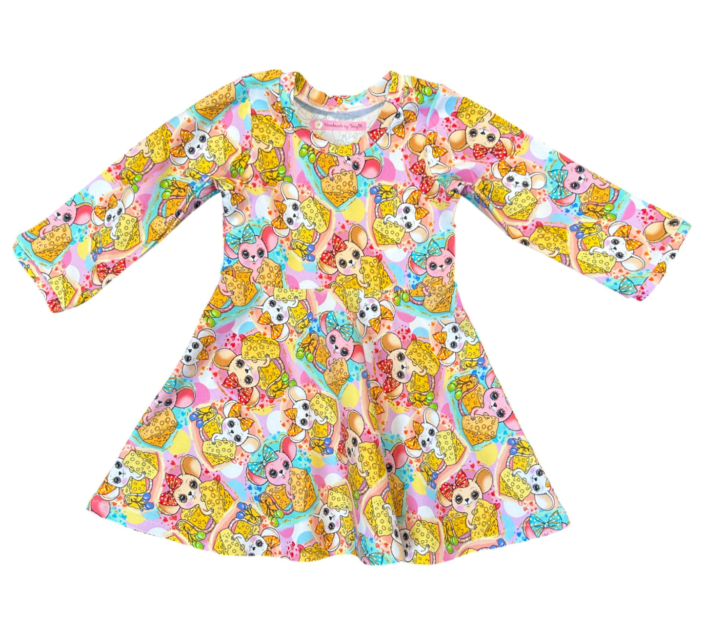 Mouse Dress with Long Sleeves - Size 2