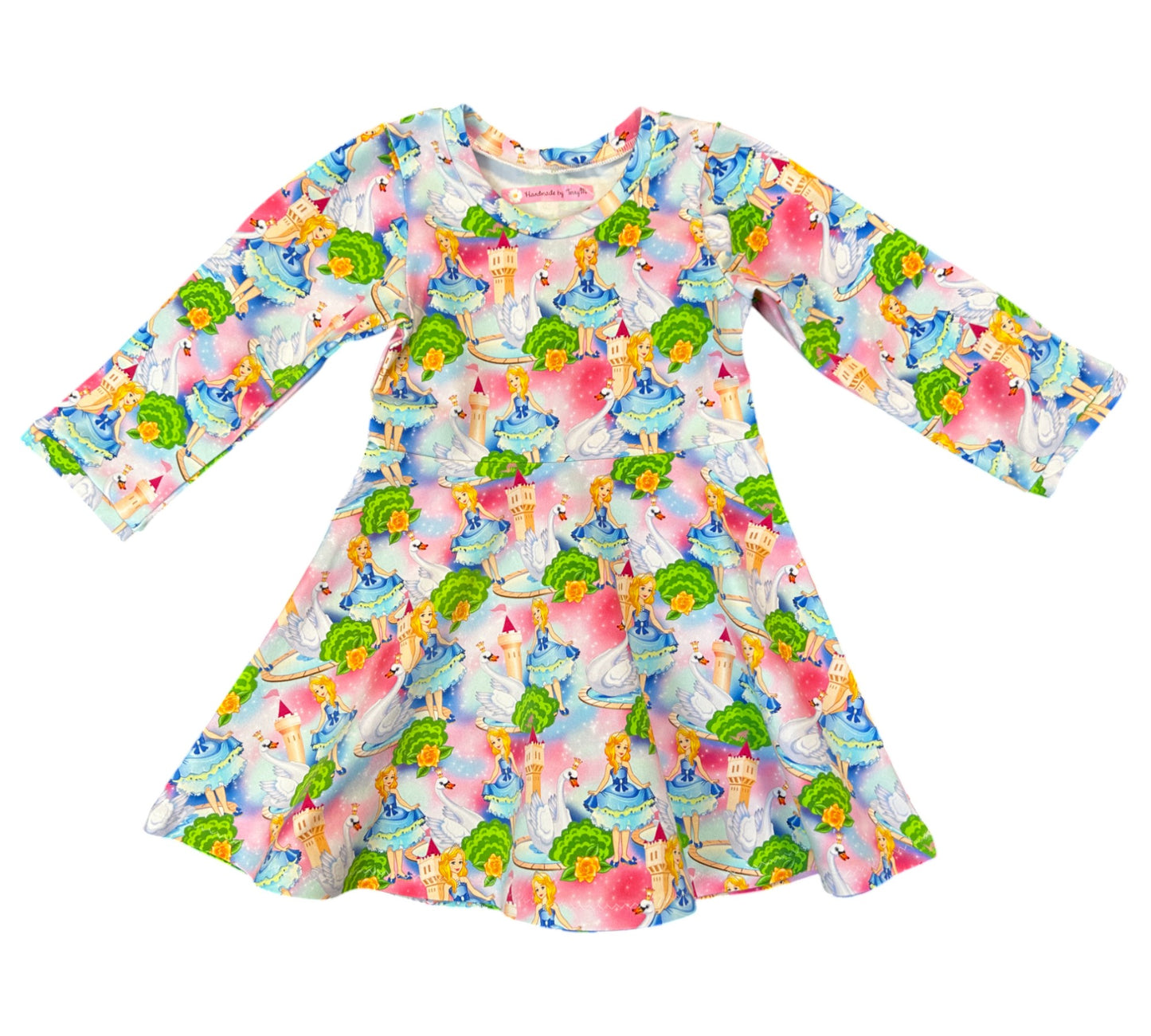 Princess Dress with Long Sleeves - Size 2