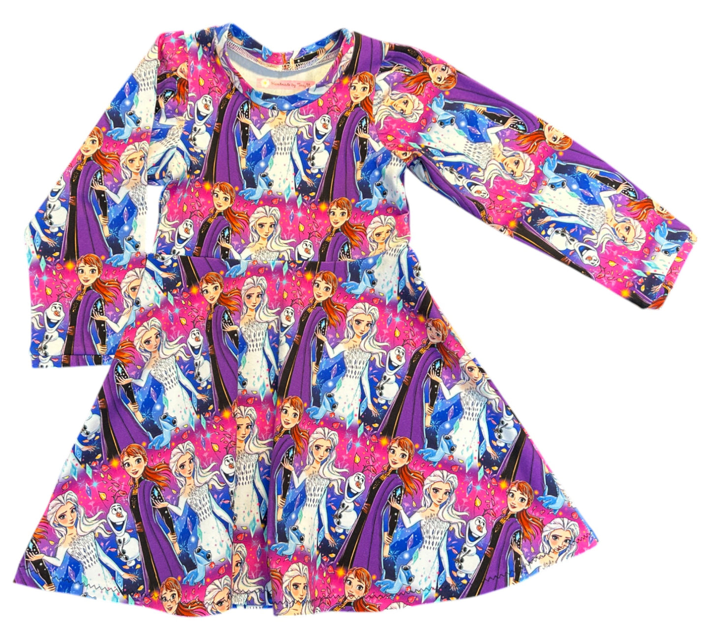 Ice Sisters Dress with Long Sleeve - Size 4