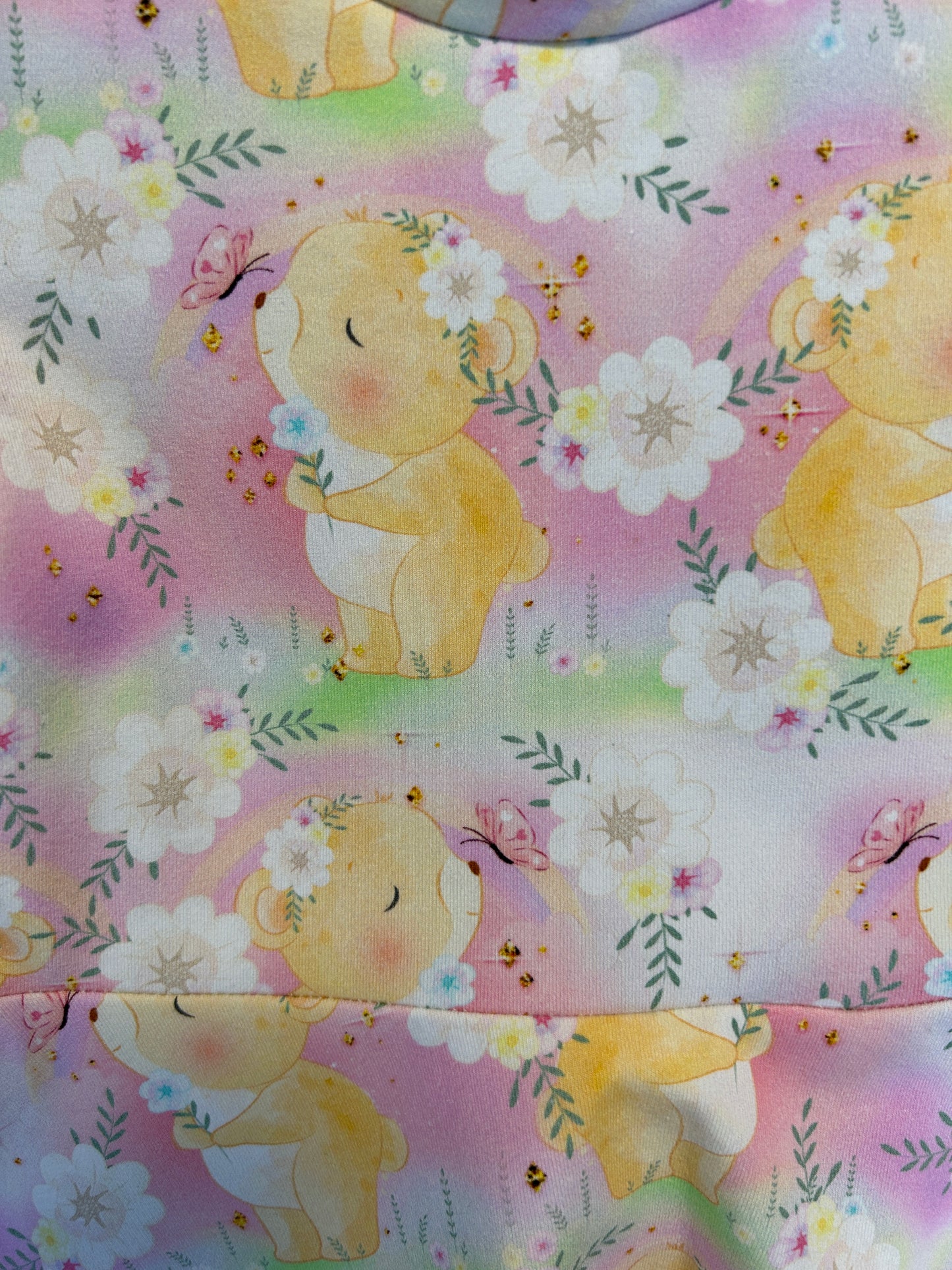 Sweet Bear Dress with Long Sleeves - Size 4