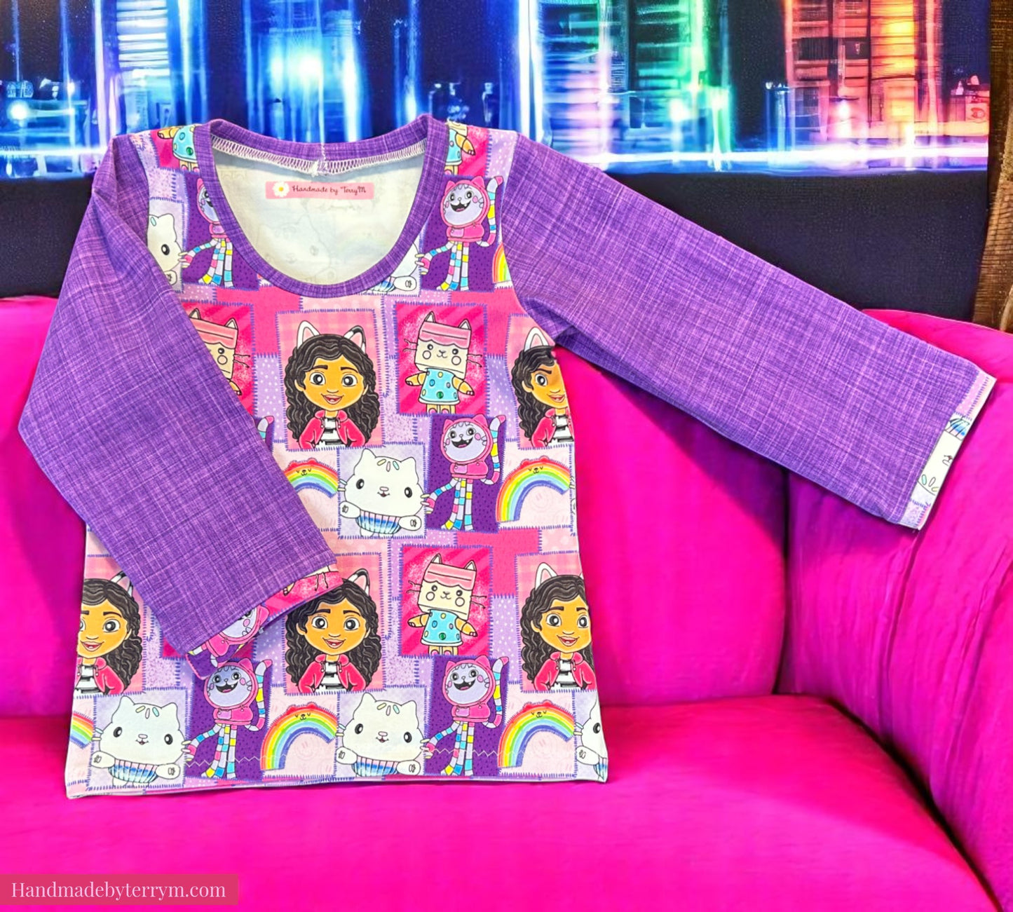 Gabby & Friends Long Sleeve T-Shirt - Size 2