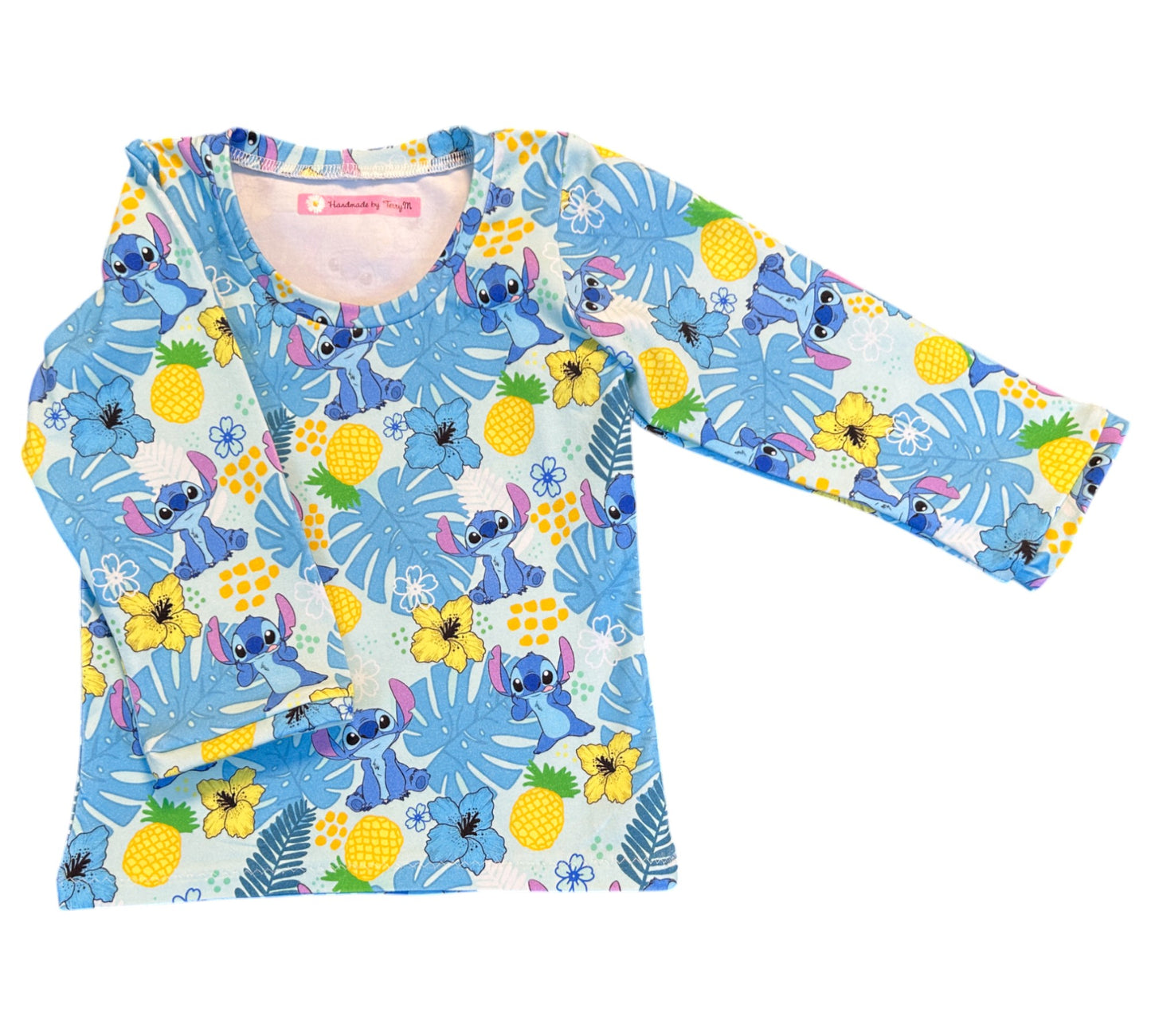 Stitch Long Sleeve T-Shirt - Size 2