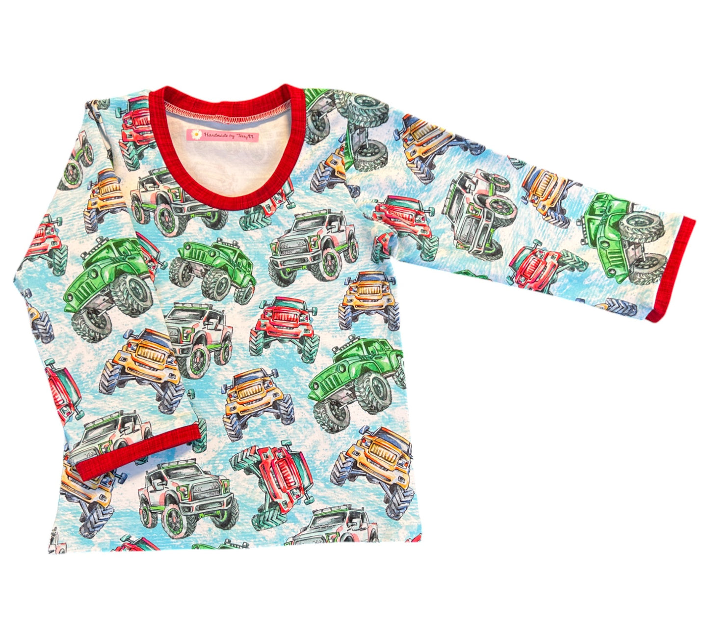 Monster Trucks Long Sleeve T-Shirt - Size 2