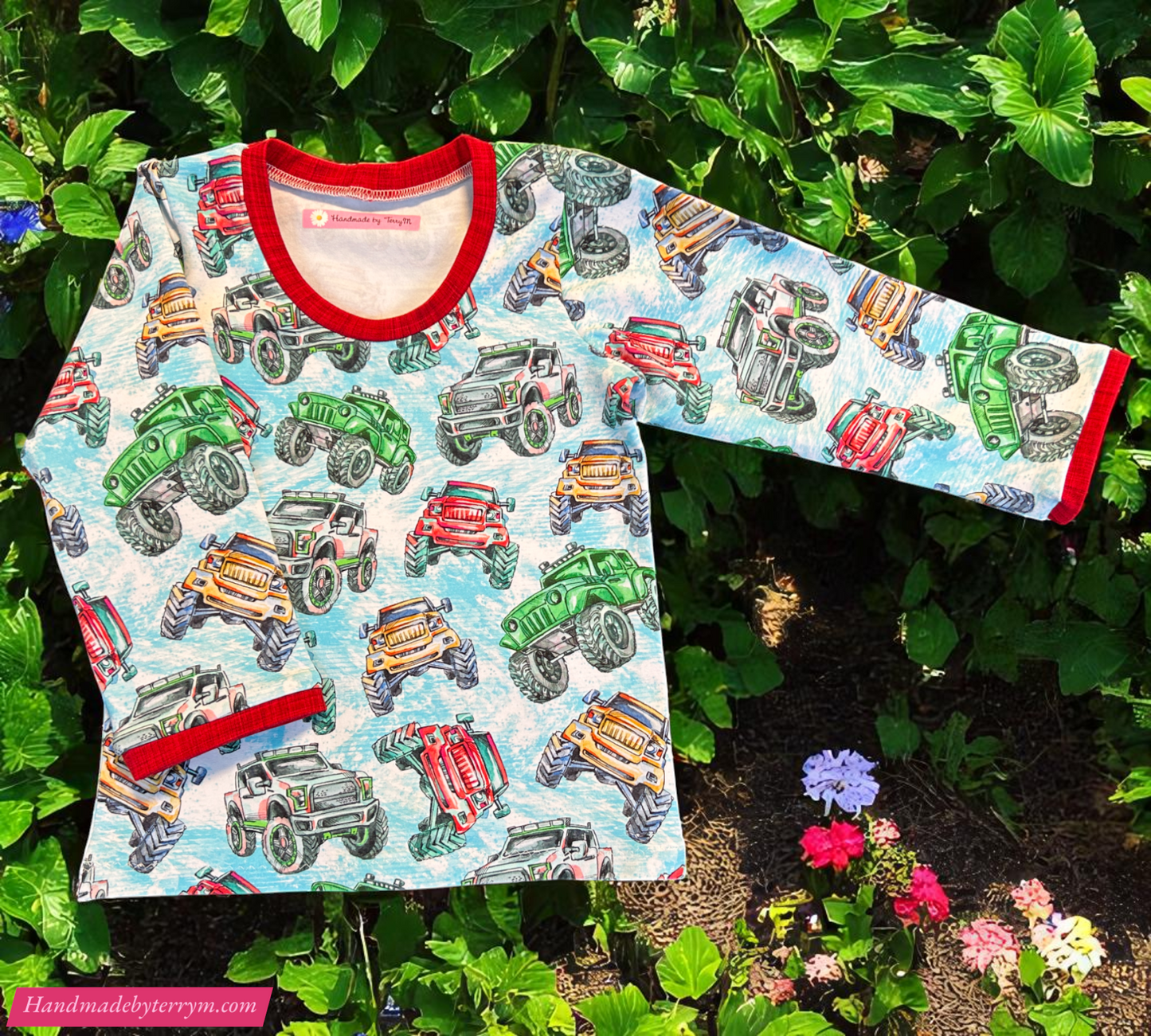 Monster Trucks Long Sleeve T-Shirt - Size 2