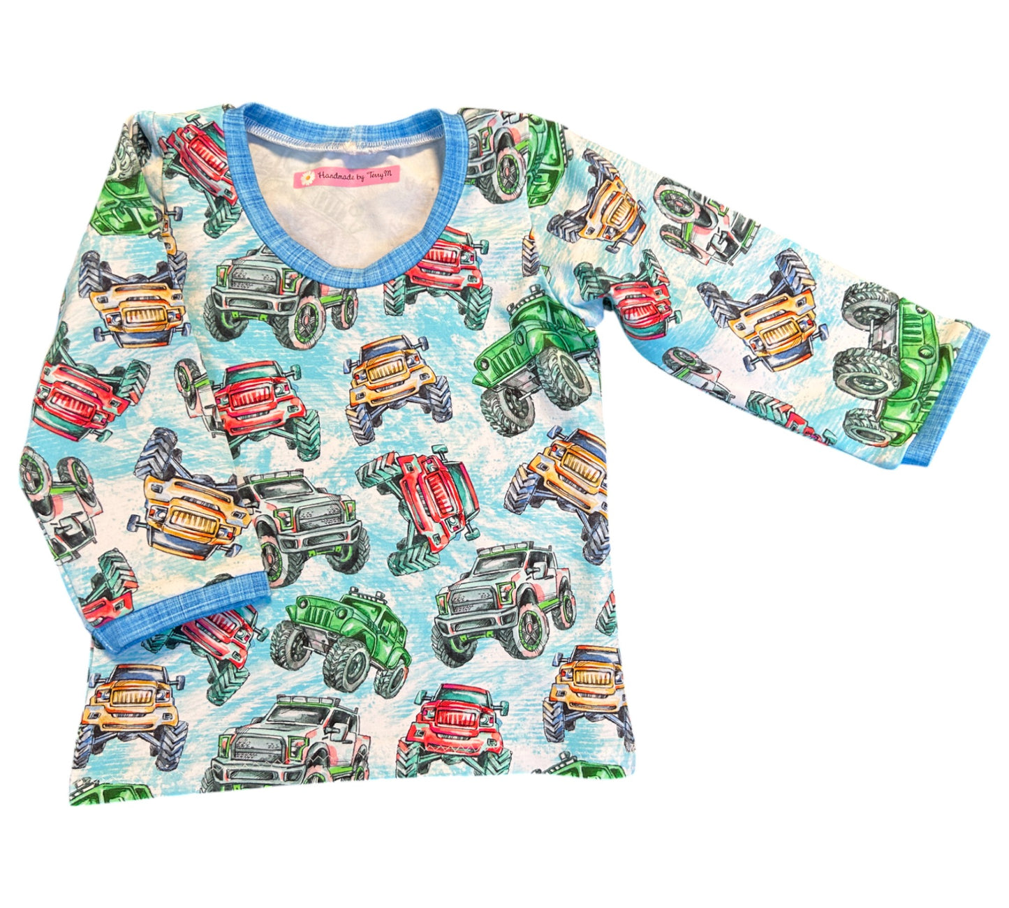 Monster Truck Long Sleeve T-shirt - Size 1