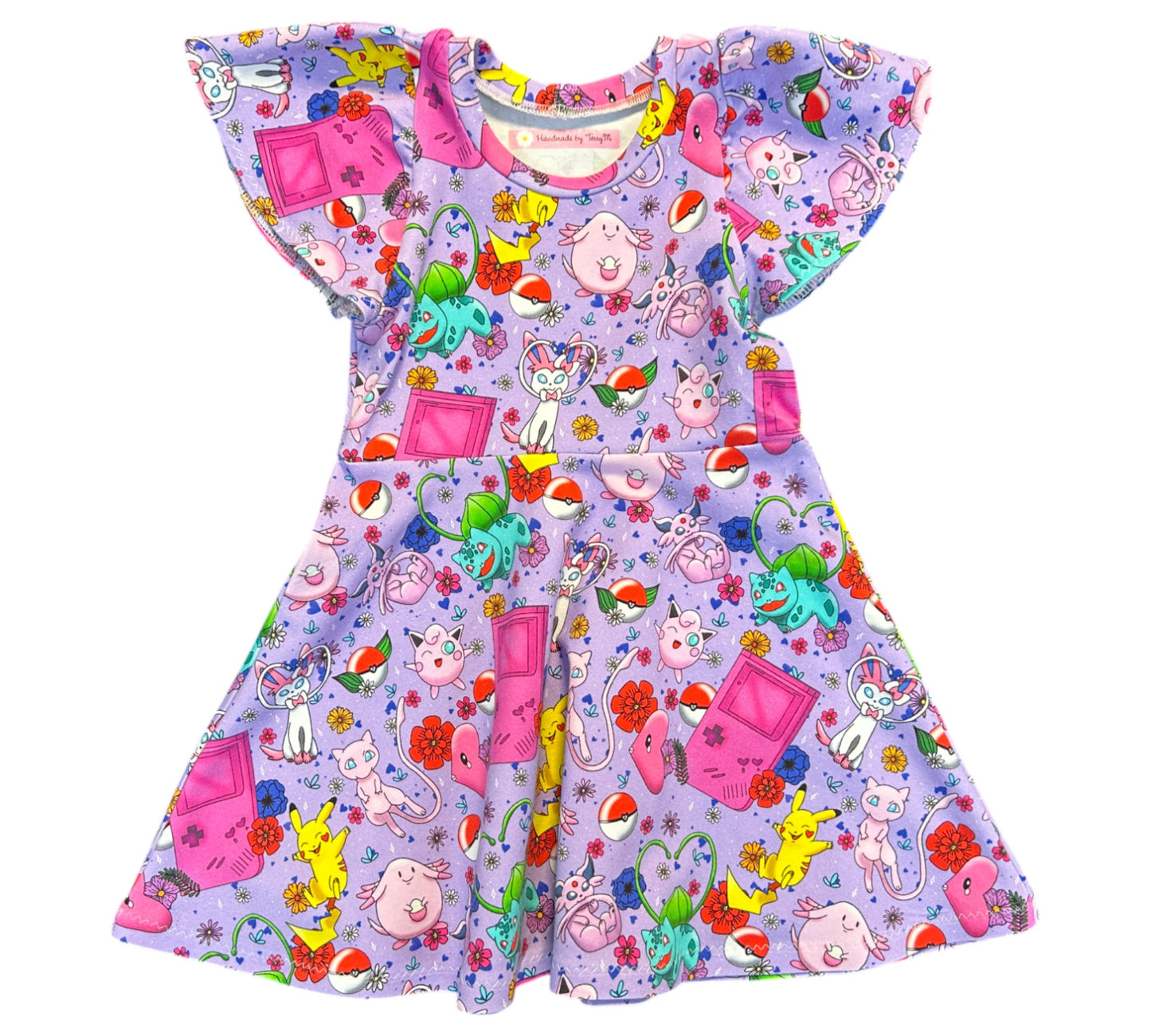 Purple Pokemon Dress - Size 2