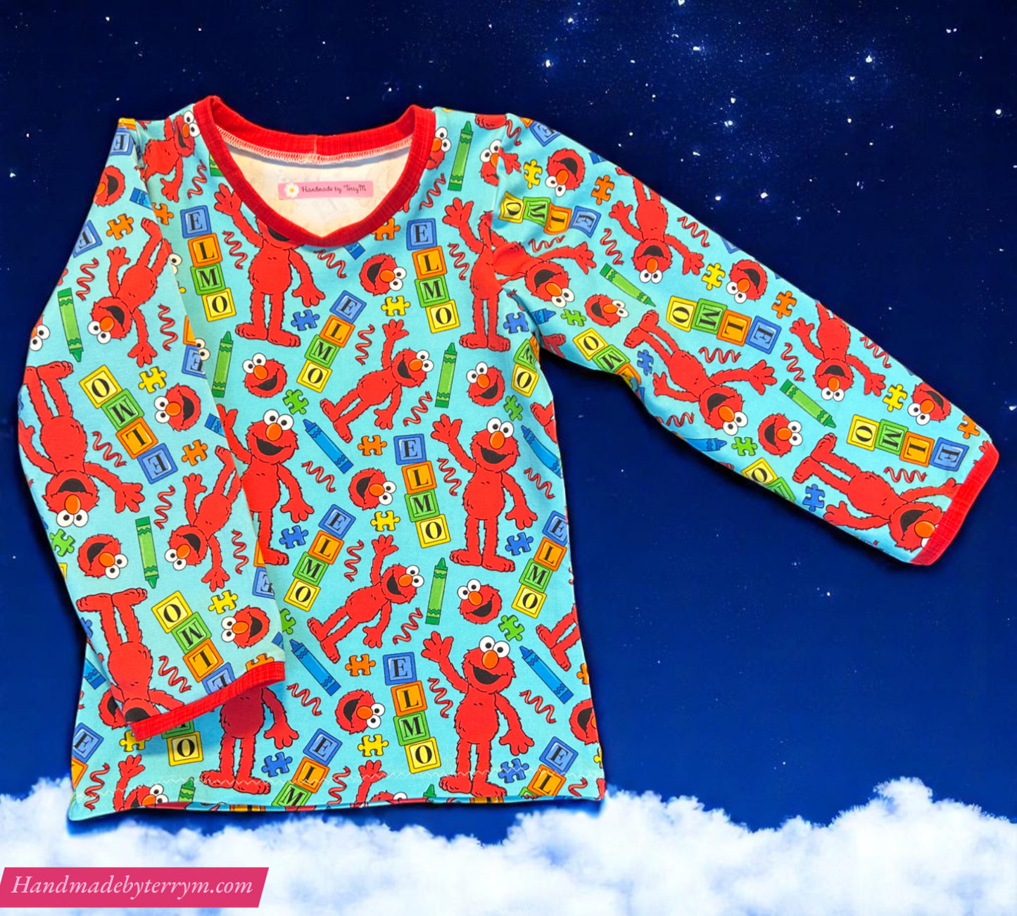 Elmo Long Sleeve T-shirt - Size 4