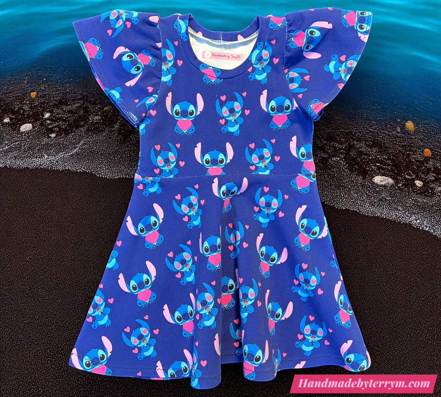 Love Heart Stitch Dress - Size 2