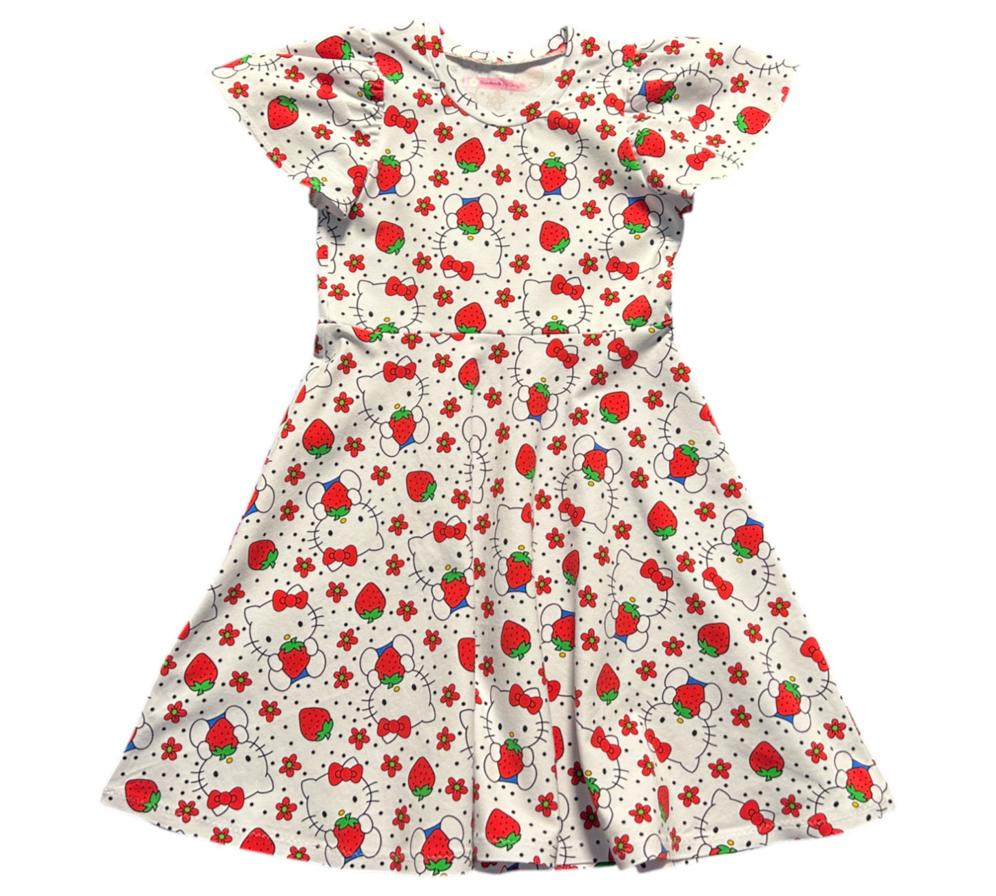 Hello Kitty with Strawberries Dress - Size 7