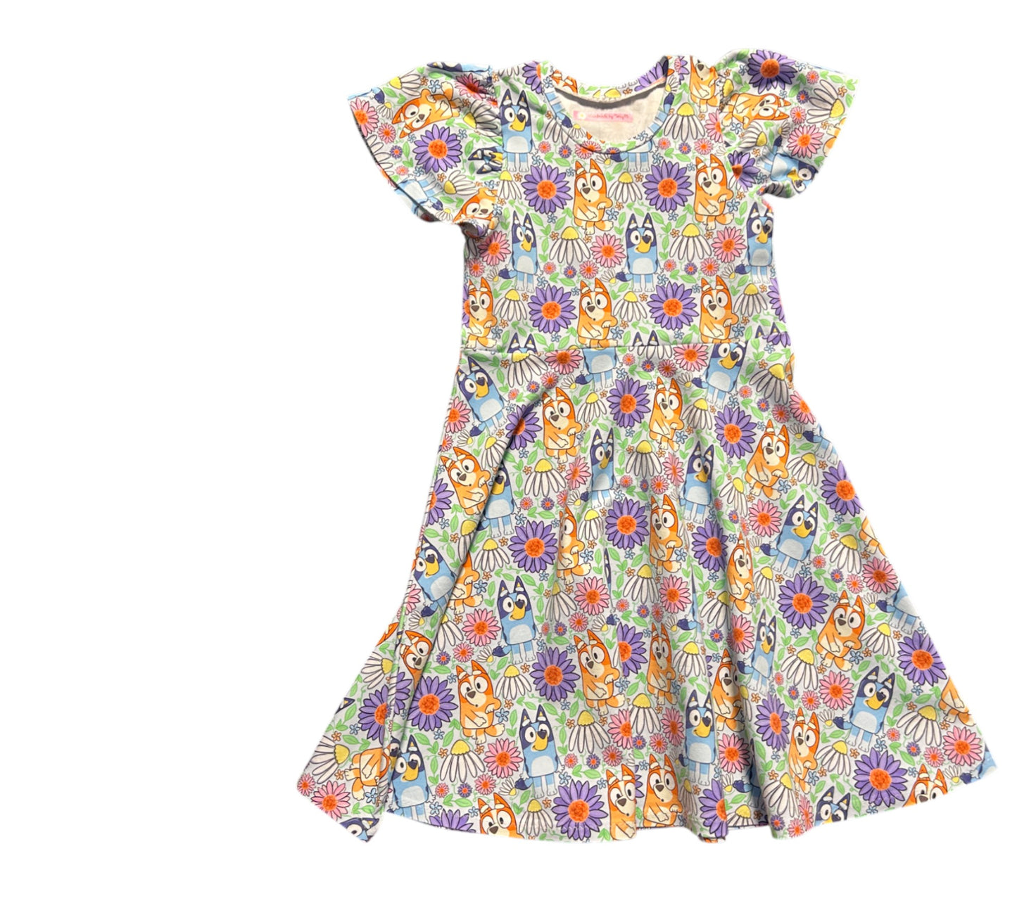 Daisy Bluey Dress - Size 7