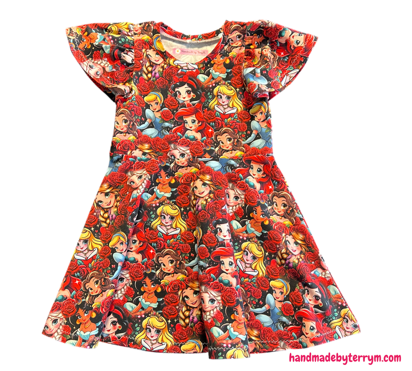 Red Princesses Dress - Size 3