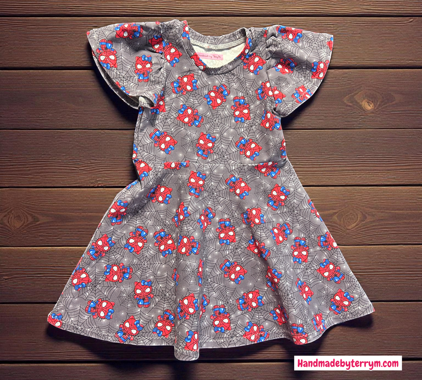 (1346) SpiderKitty Dress - Size 3