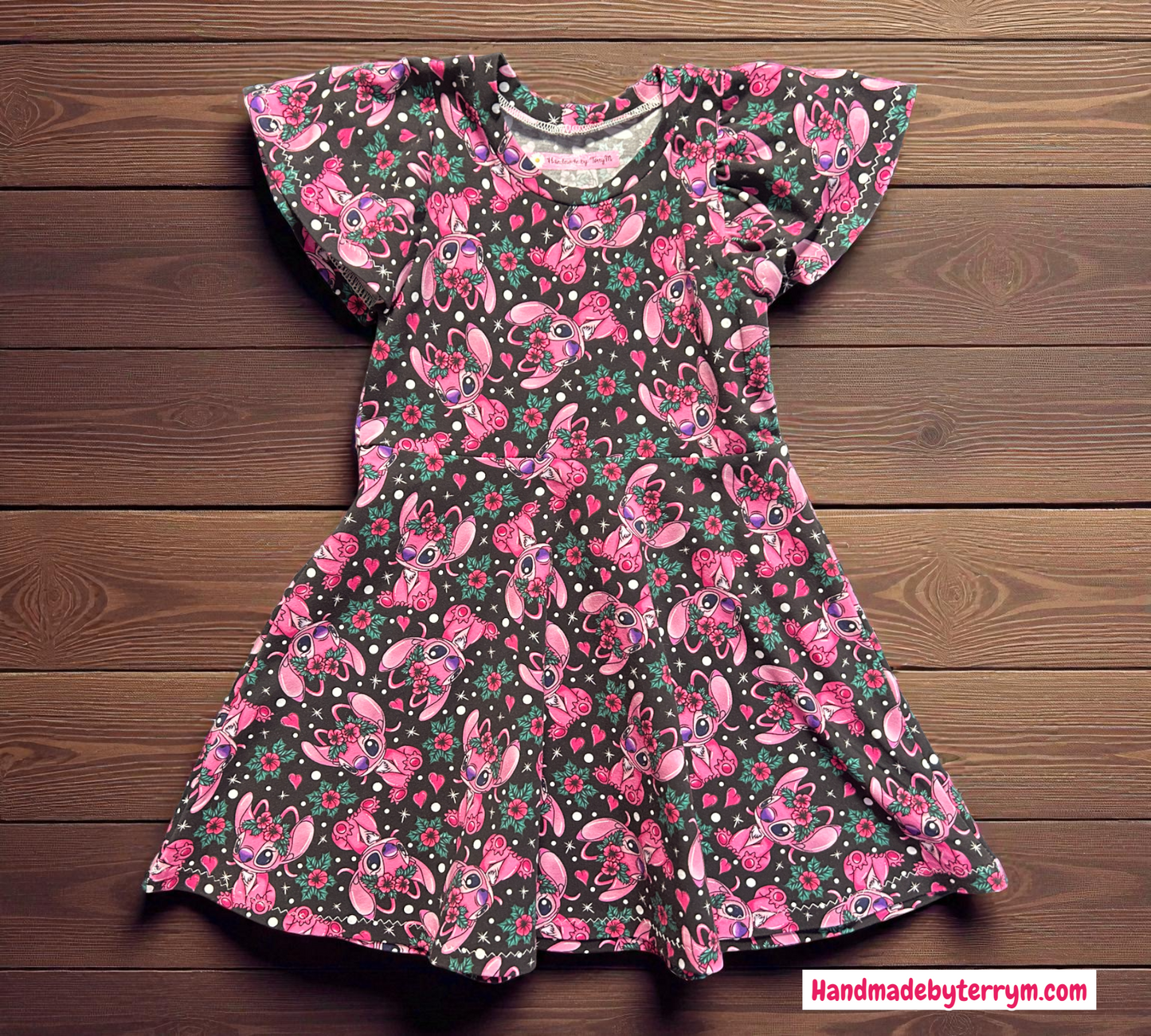 (1338) Pink Alien Dress - Size 3