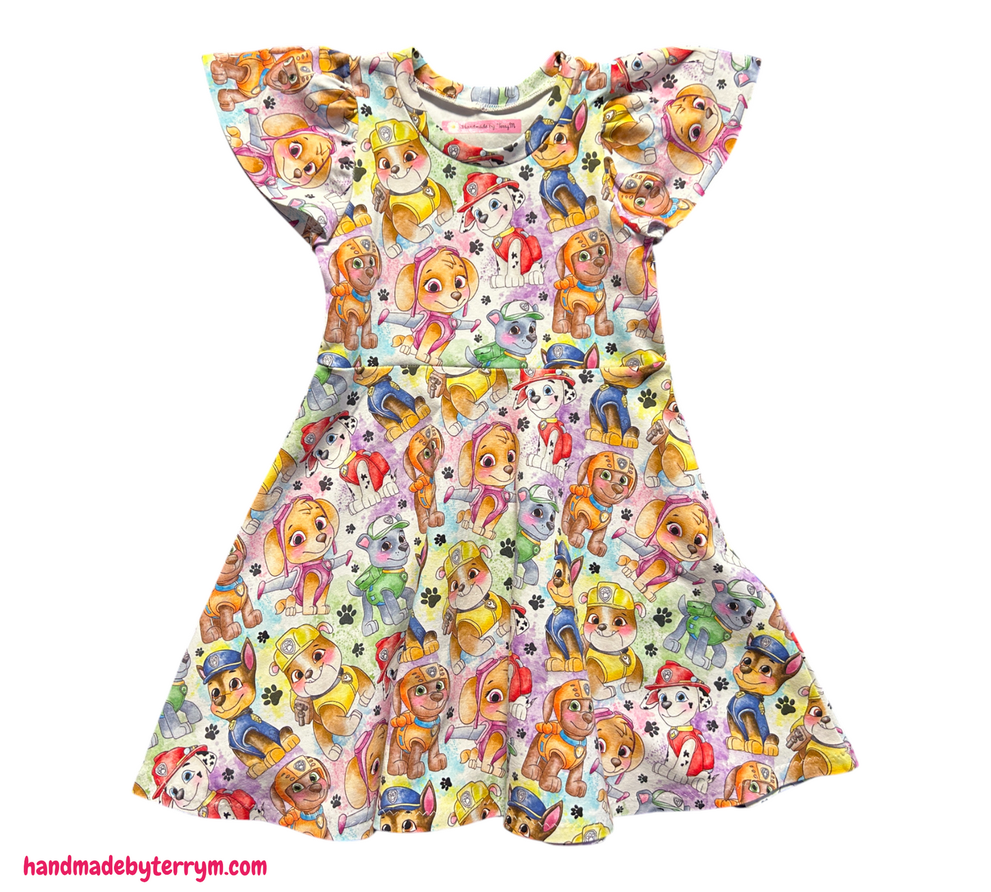 (1410) Puppy Dress - Size 4