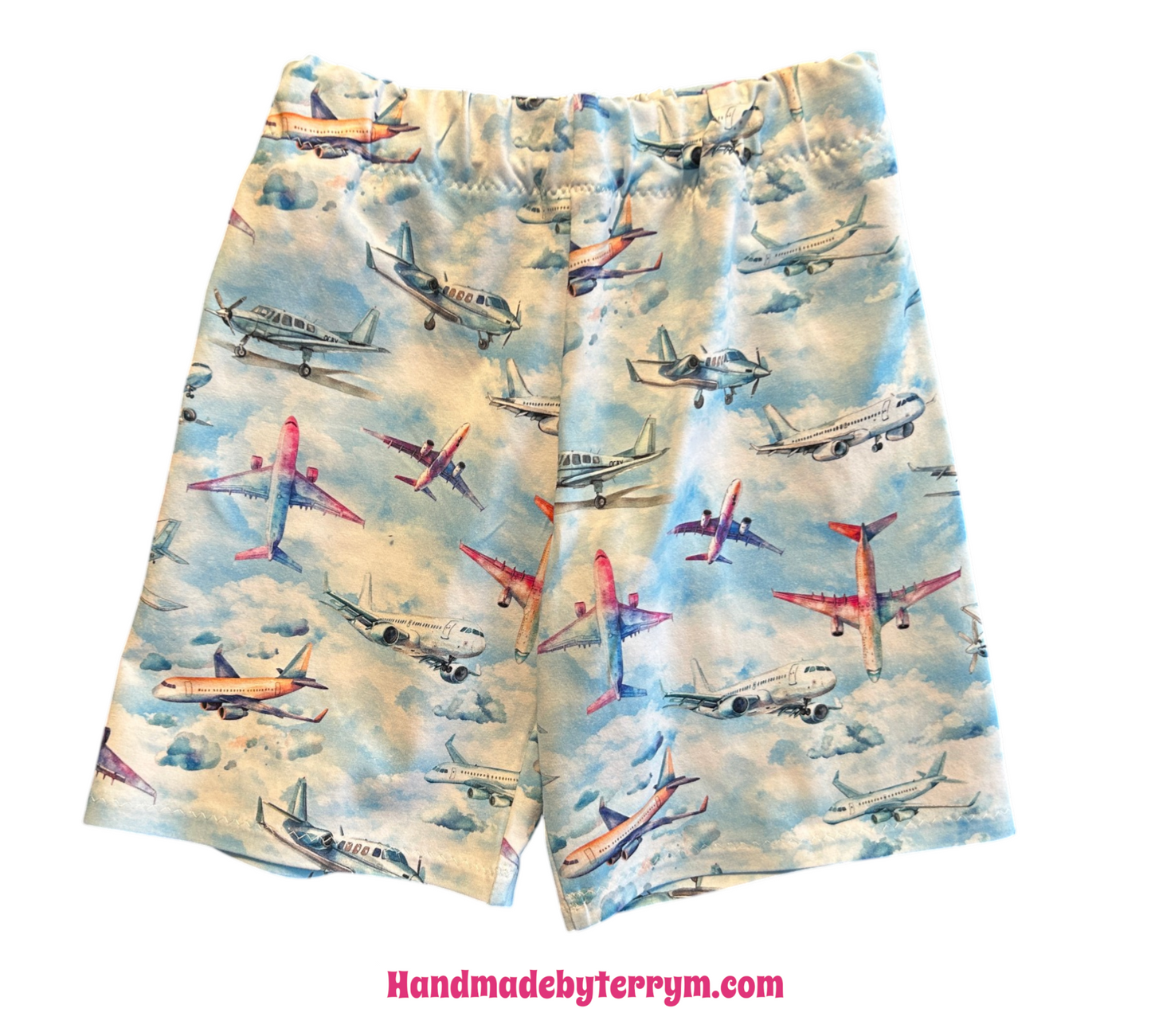 (1567) Aeroplane T-Shirt & Shorts Set - Size 5