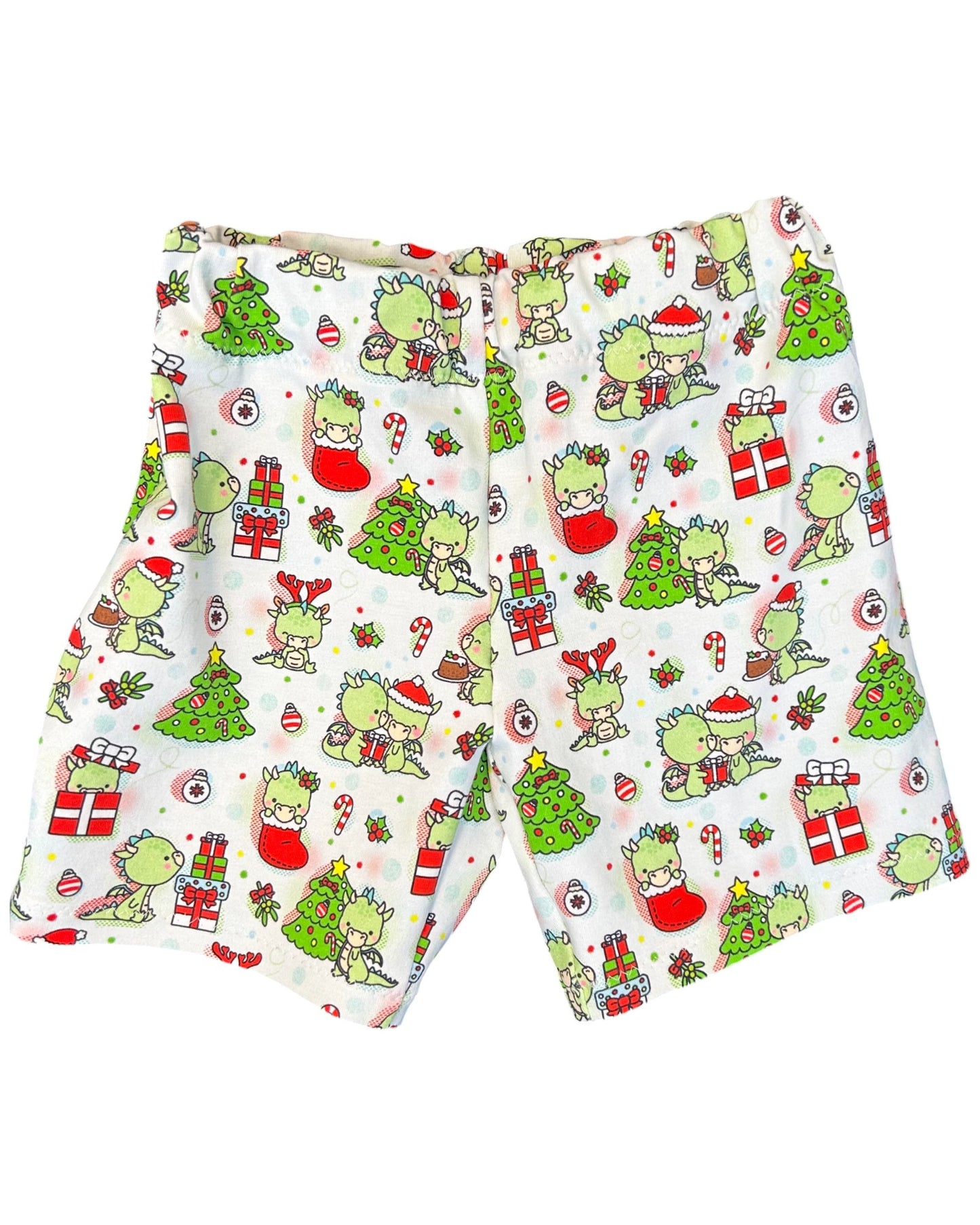 Baby Christmas Dinosaur - T-Shirt & Shorts -Size 1