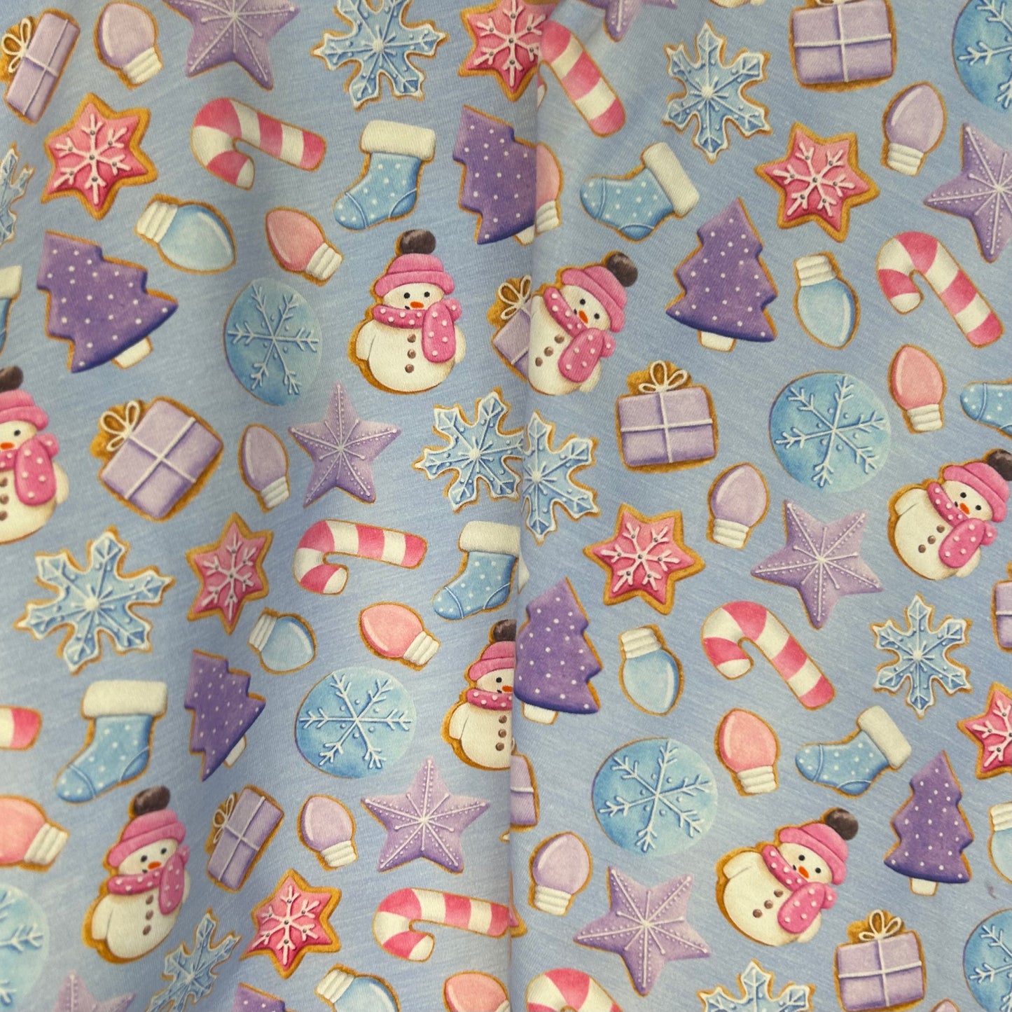 Blue Snowmen Dress - Size 4