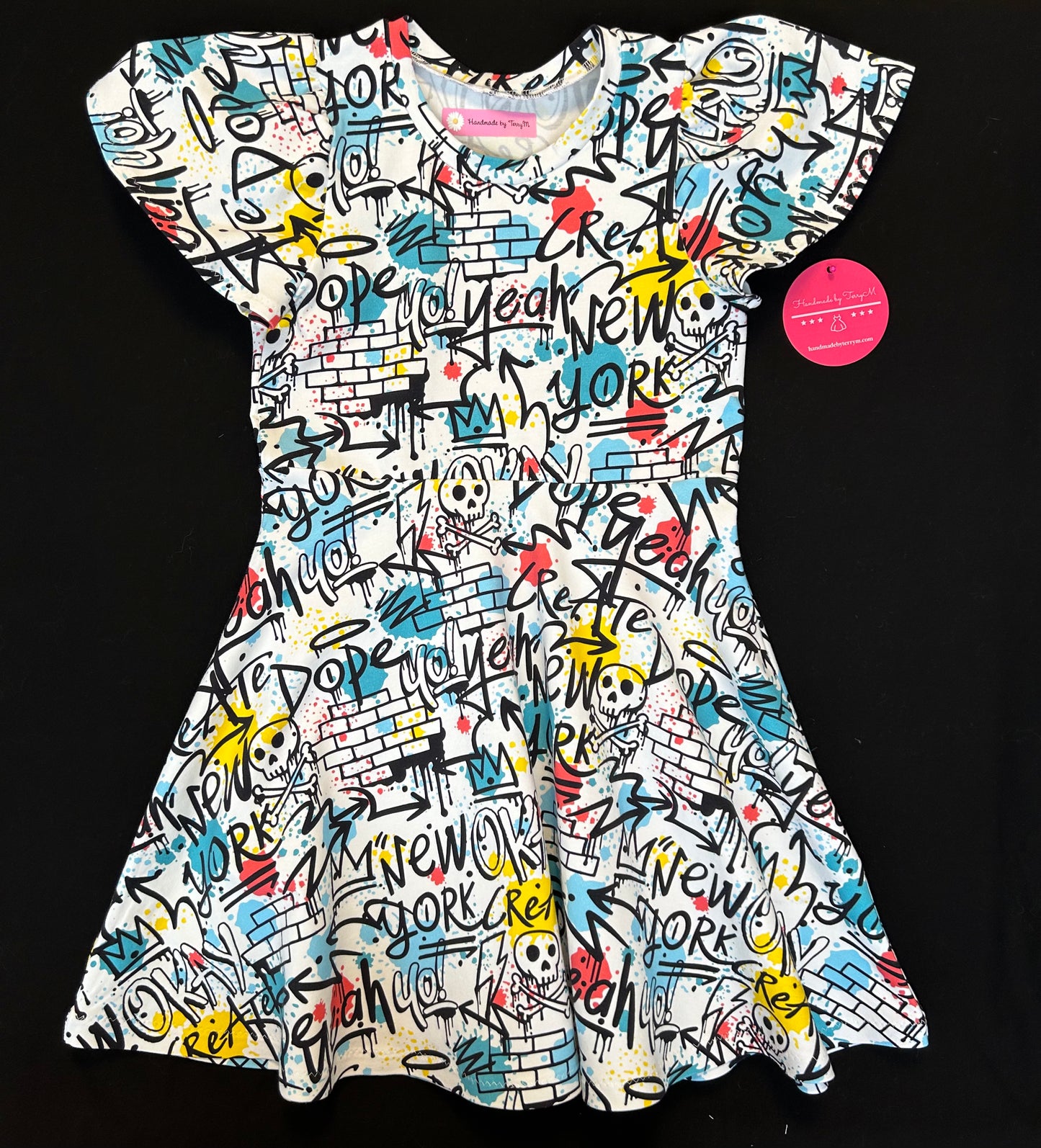Graffiti Dress - Size 6