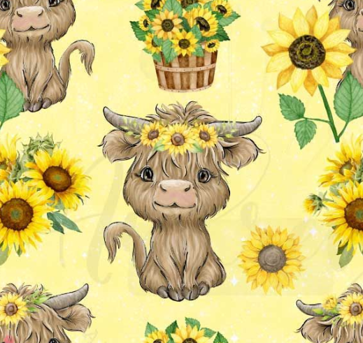Highland Cow Dress - Size 1