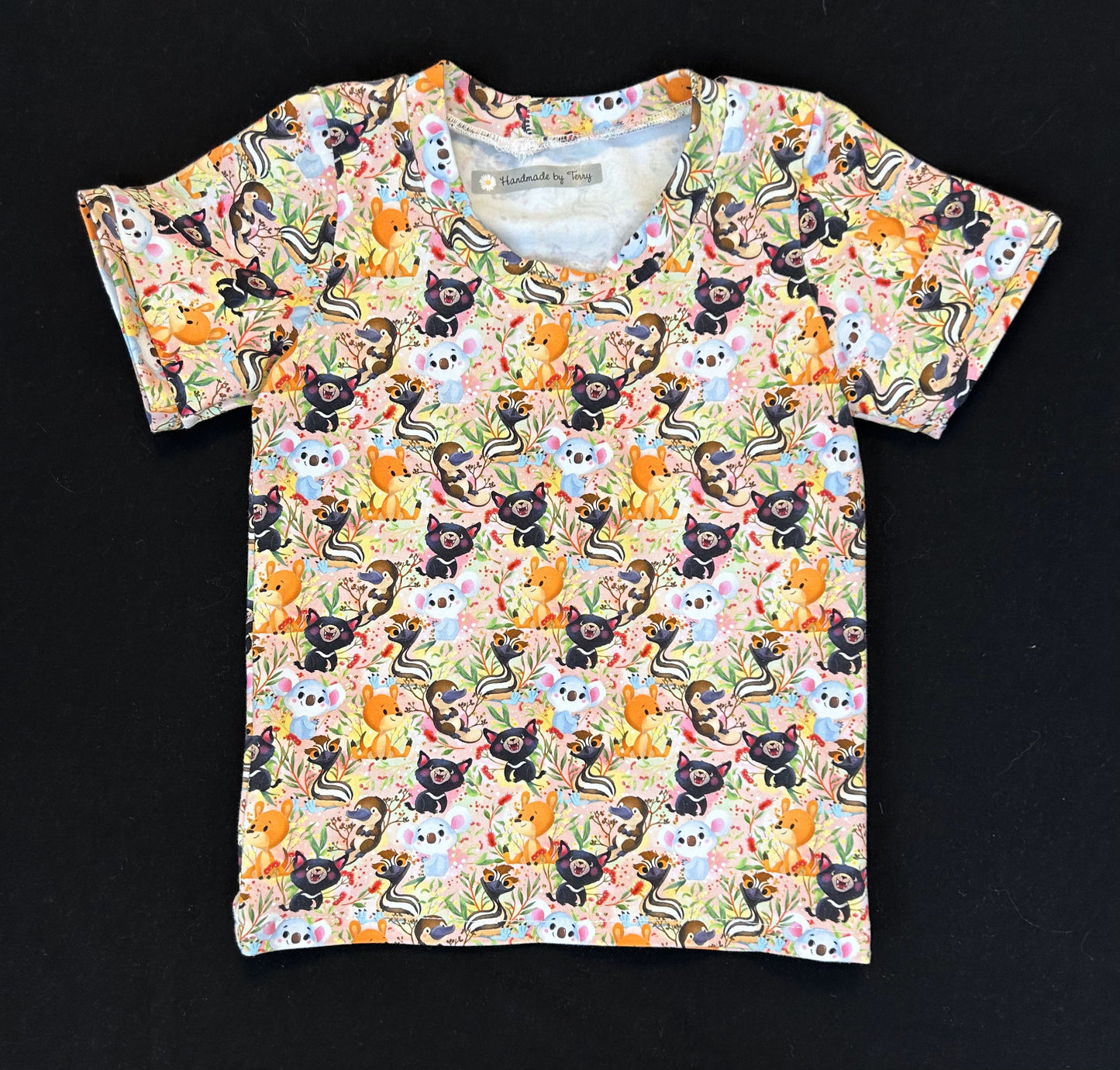 Wild Australian Animals Tshirt - Size 3