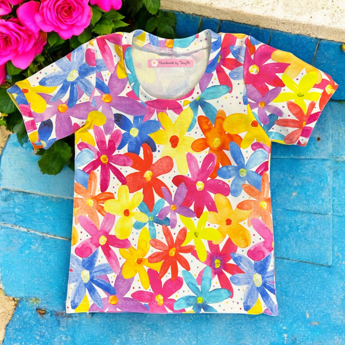Bright Daisies T-Shirt - Size 2