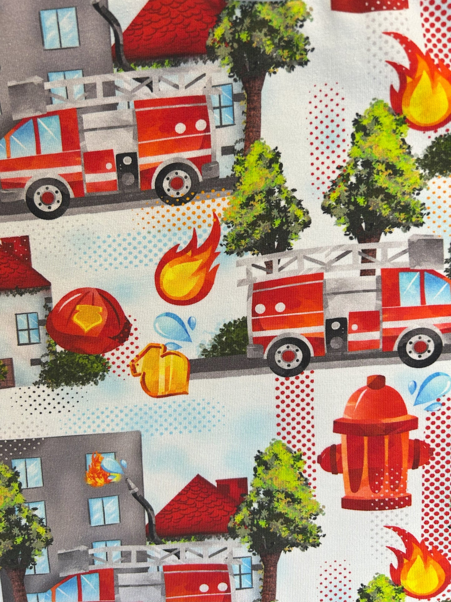 Fire Engine T-Shirt - Size 2