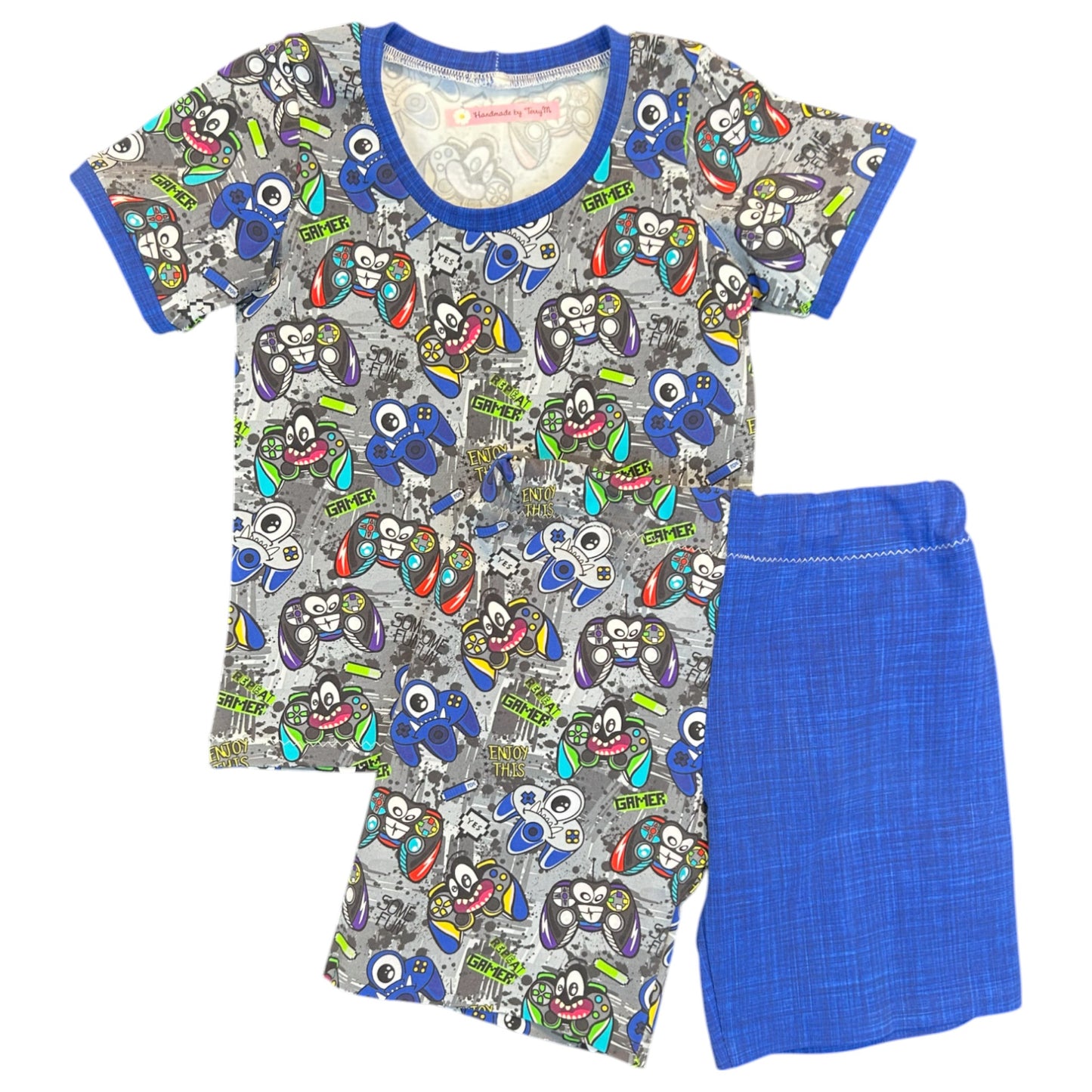 Gamer Control T-Shirt & Shorts Set - Size 3