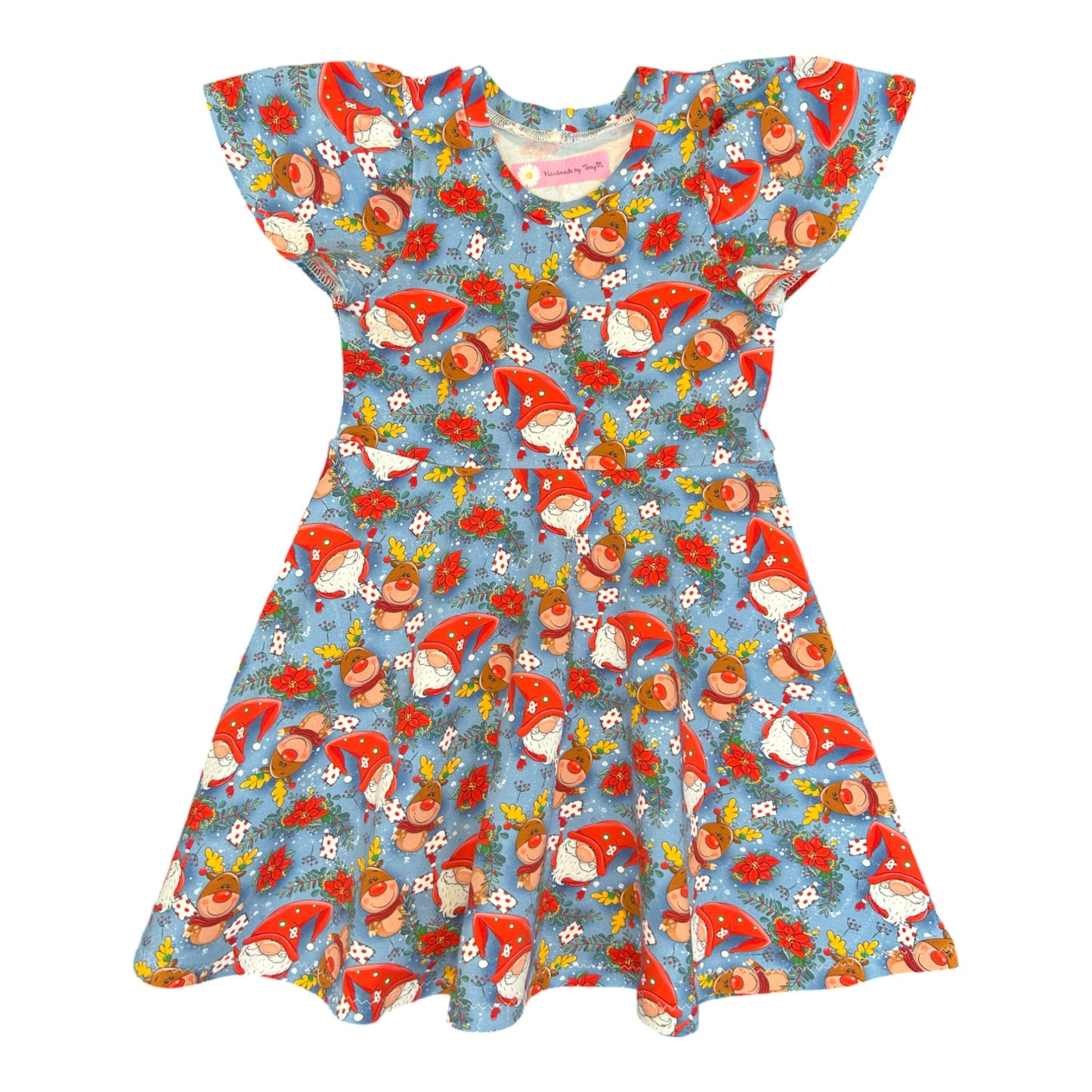 SALE - Christmas Gnome Dress - Size 4