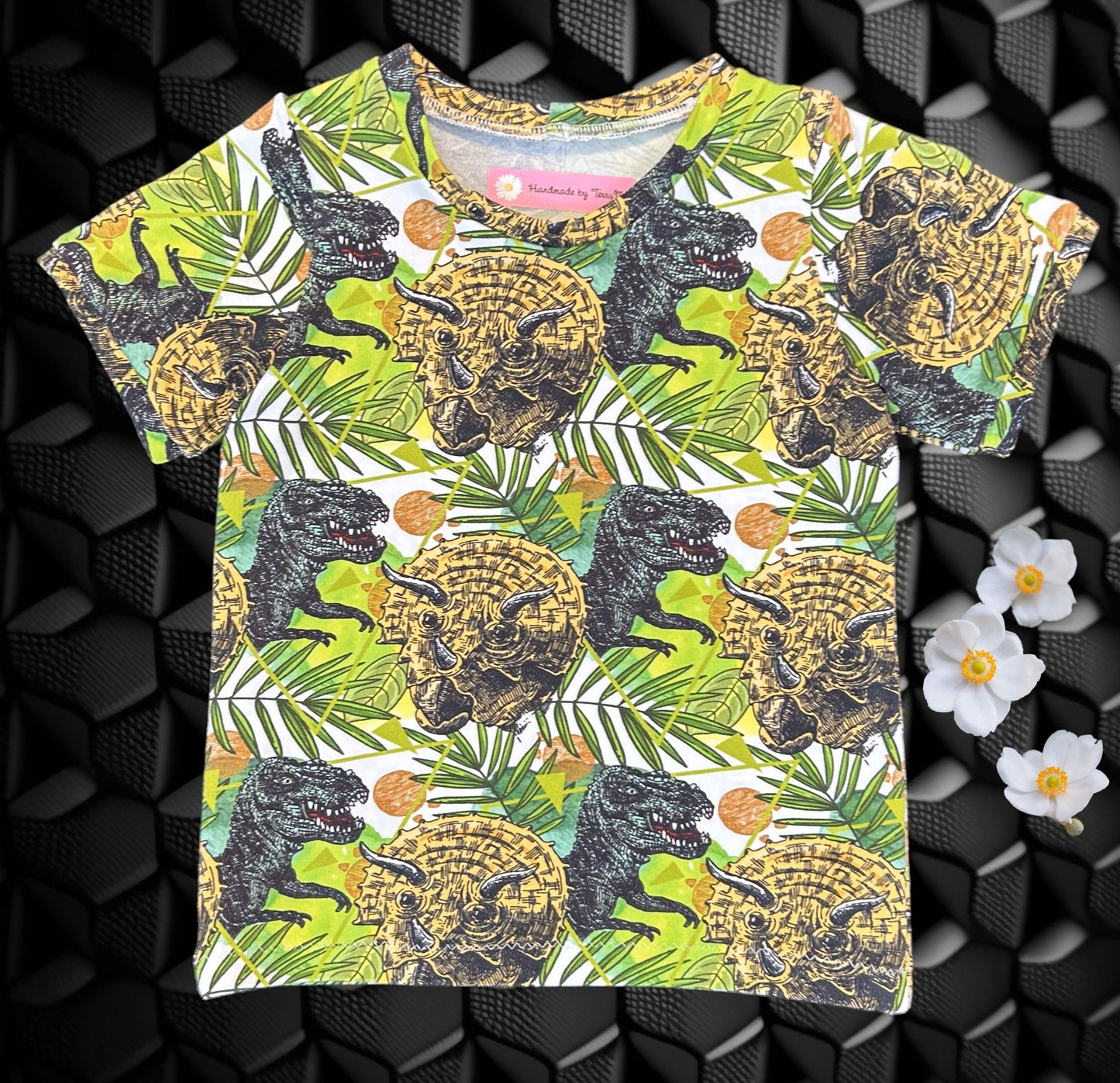 Green Dinosaurs Tshirt - Size 2