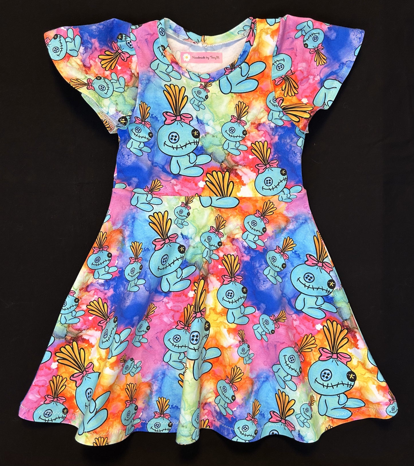 Scrump Doll in Bright Colours Dress- Size 5