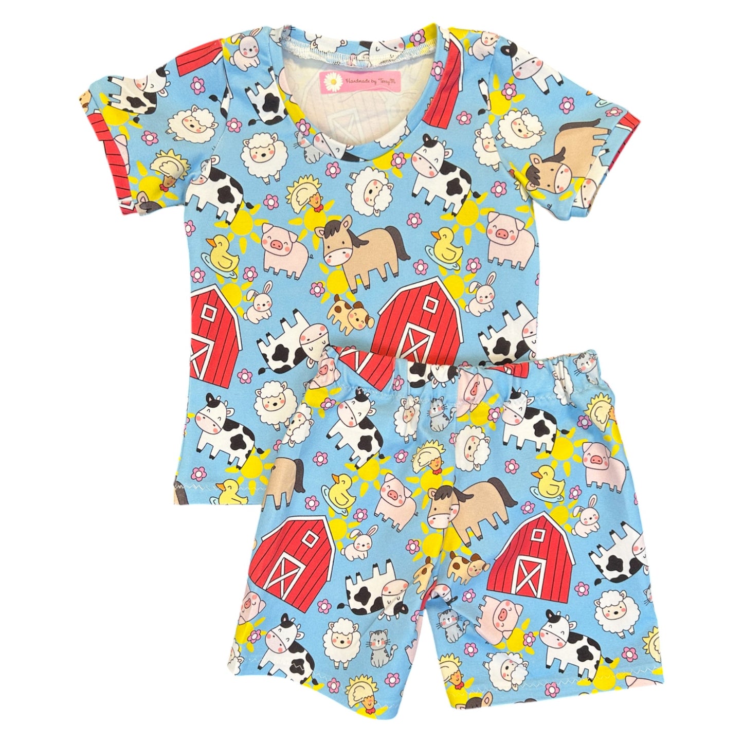 On the Farm - T-shirt & Shorts set - Size 1