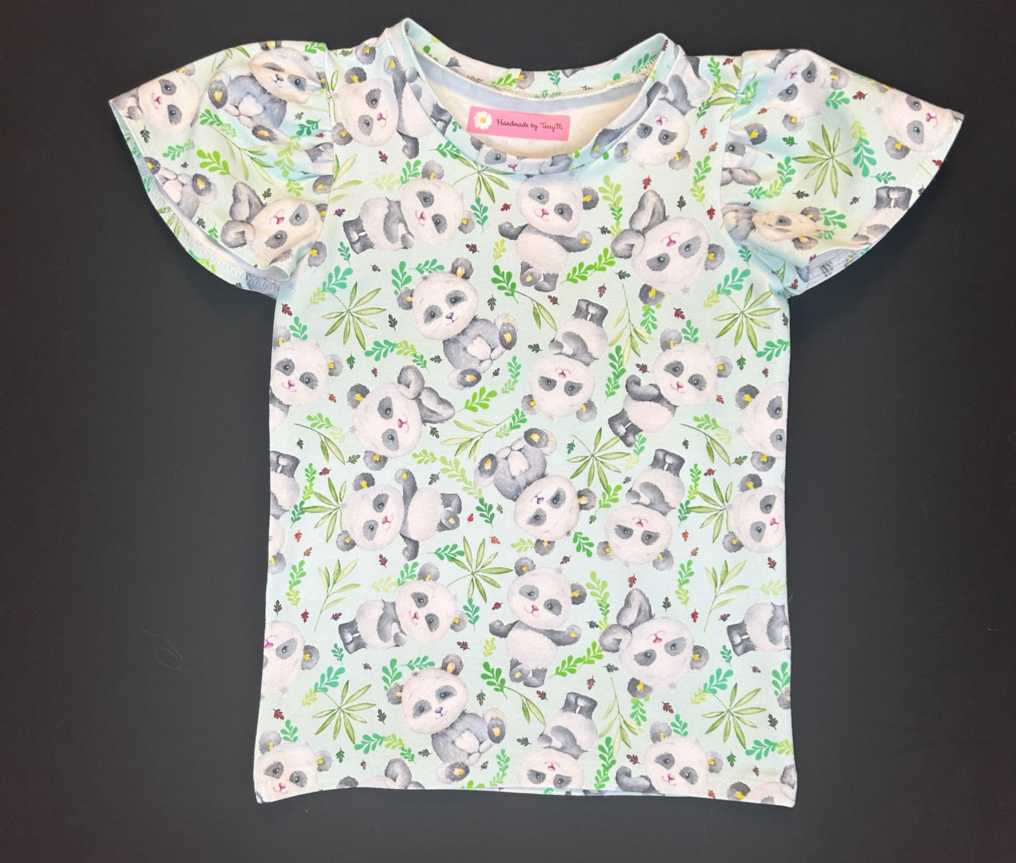 Green Panda Tshirt - Size 5