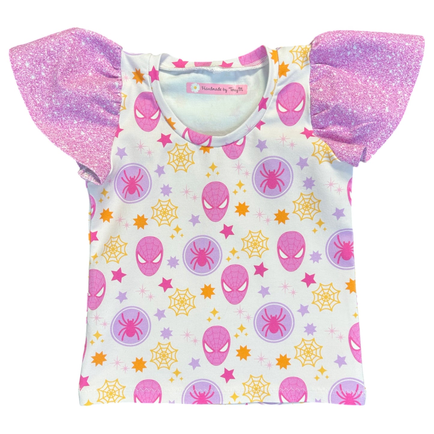 Pink Spiderman T-Shirt - Size 1