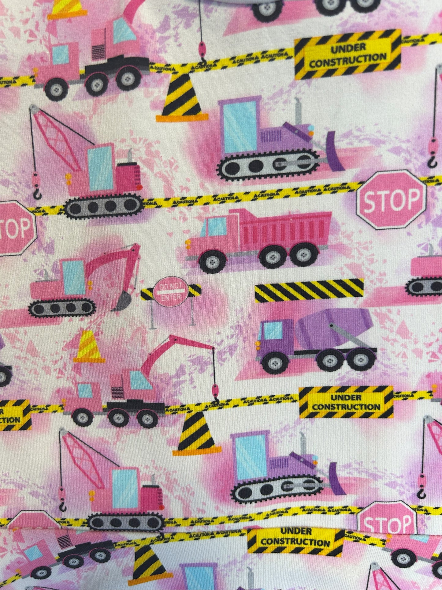 Pink Construction Dress - Size 6
