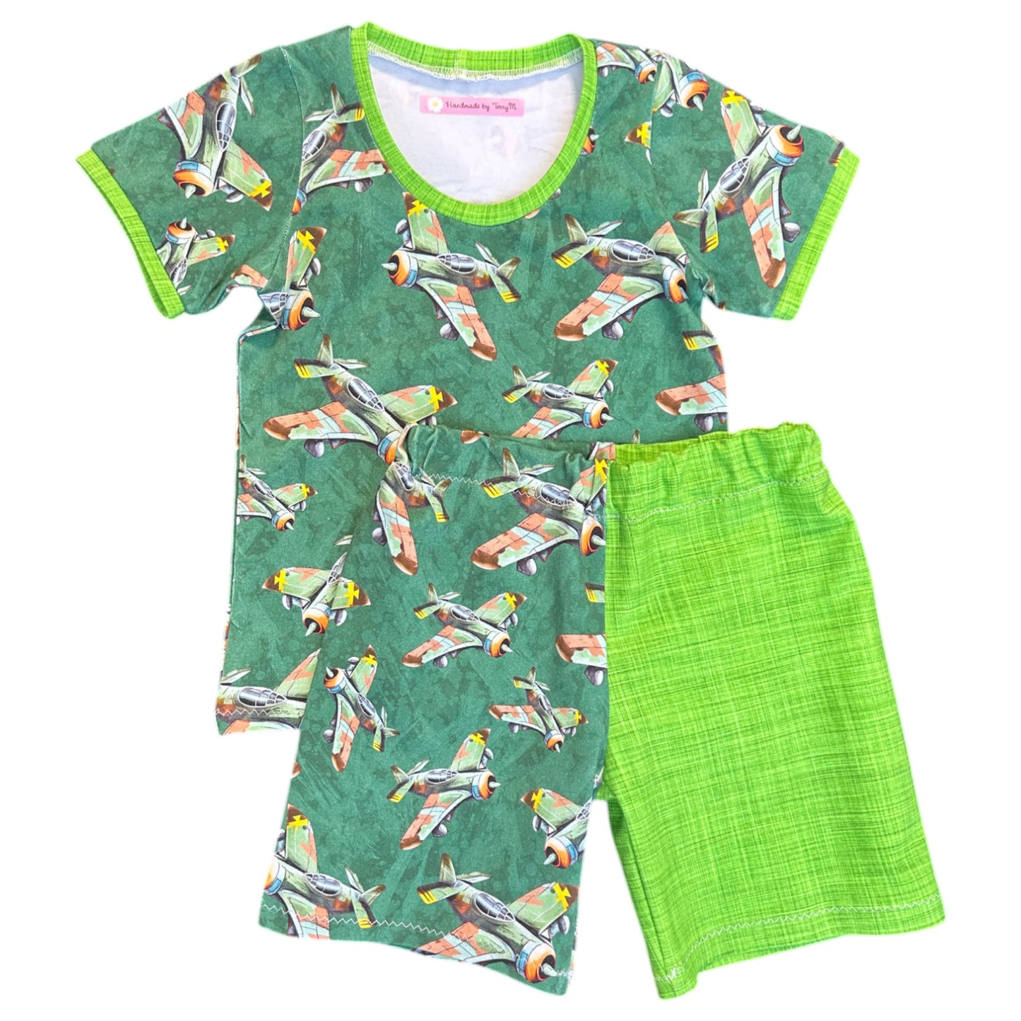 Plane T-Shirt & Shorts Set - Size 3