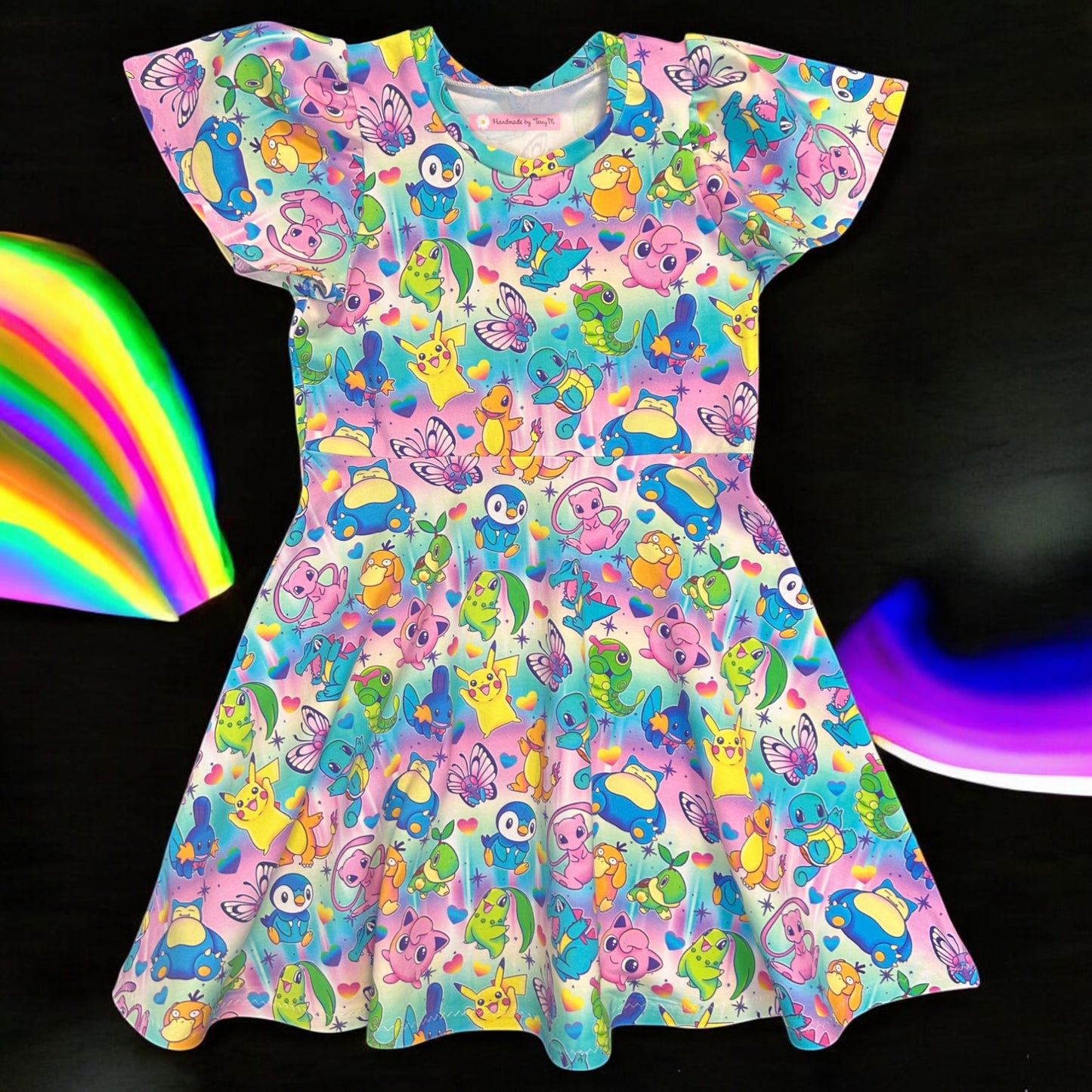 Bright Pokemon Dress - Size 6