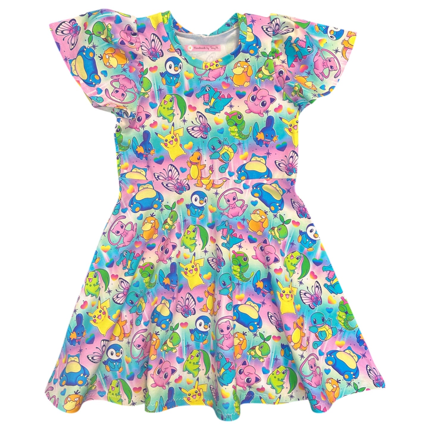 Bright Pokemon Dress - Size 6