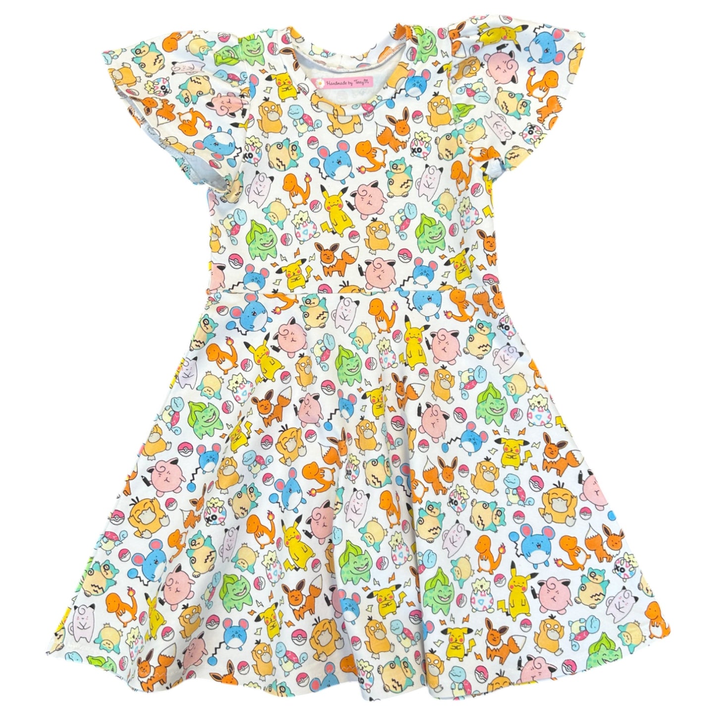 Scribble Pokemon Dress - Size 5
