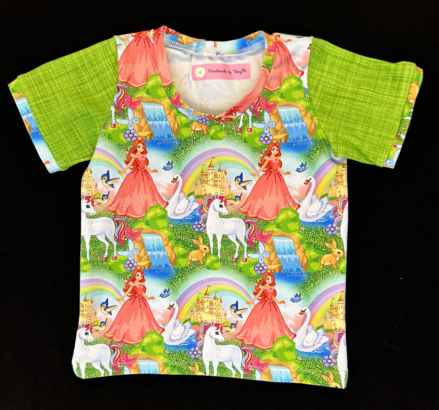 Princess & Unicorn Tshirt - Size 1