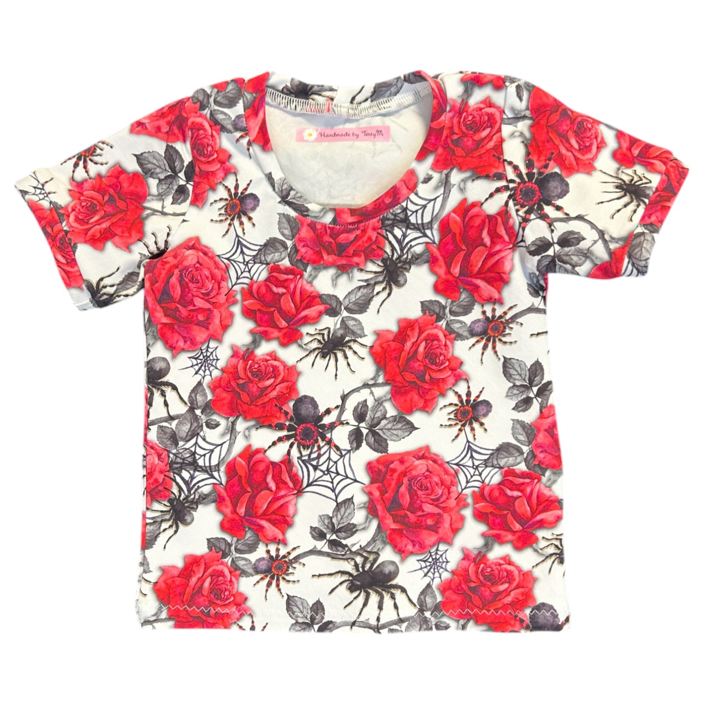 Roses & Spiders T-Shirt - Size 1