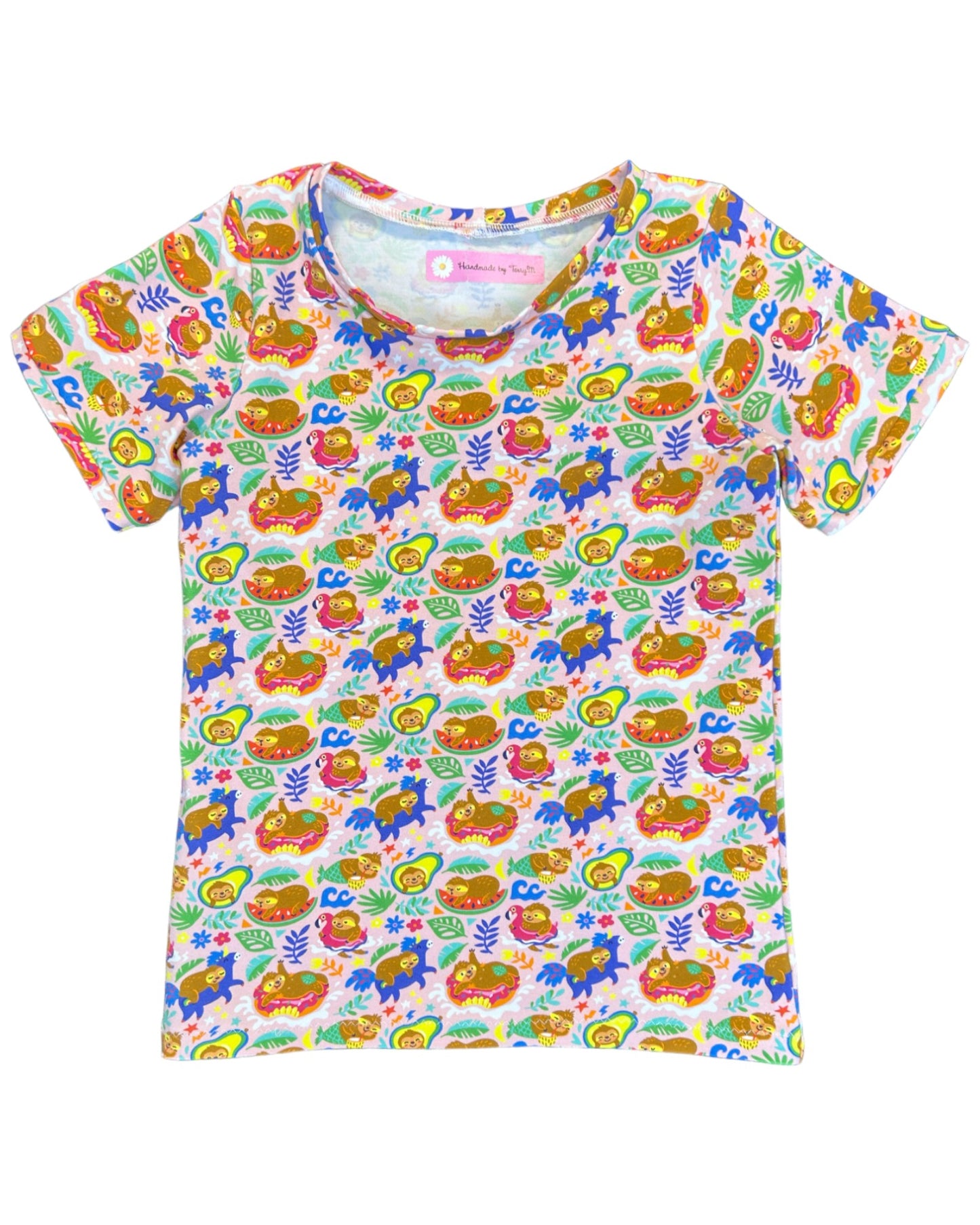 Happy Sloths Tshirt - Size 5