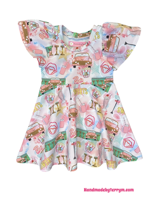 (0264) Rock n Roll Dress - Size 1