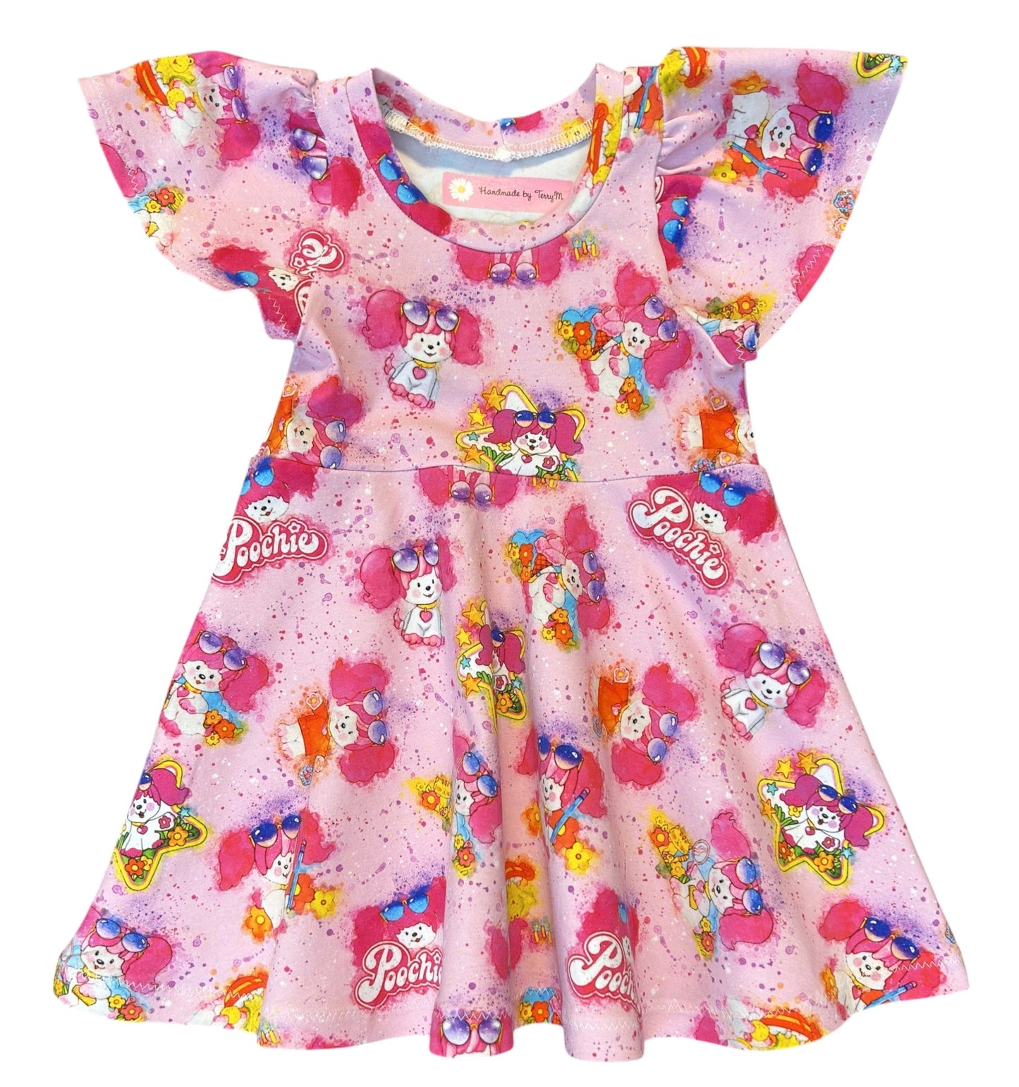 Pink Poochie Puppy Dress - Size 1