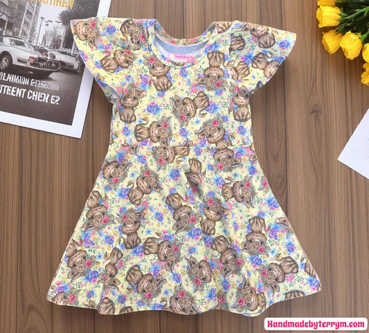 Highland Cow Dress - Size 2